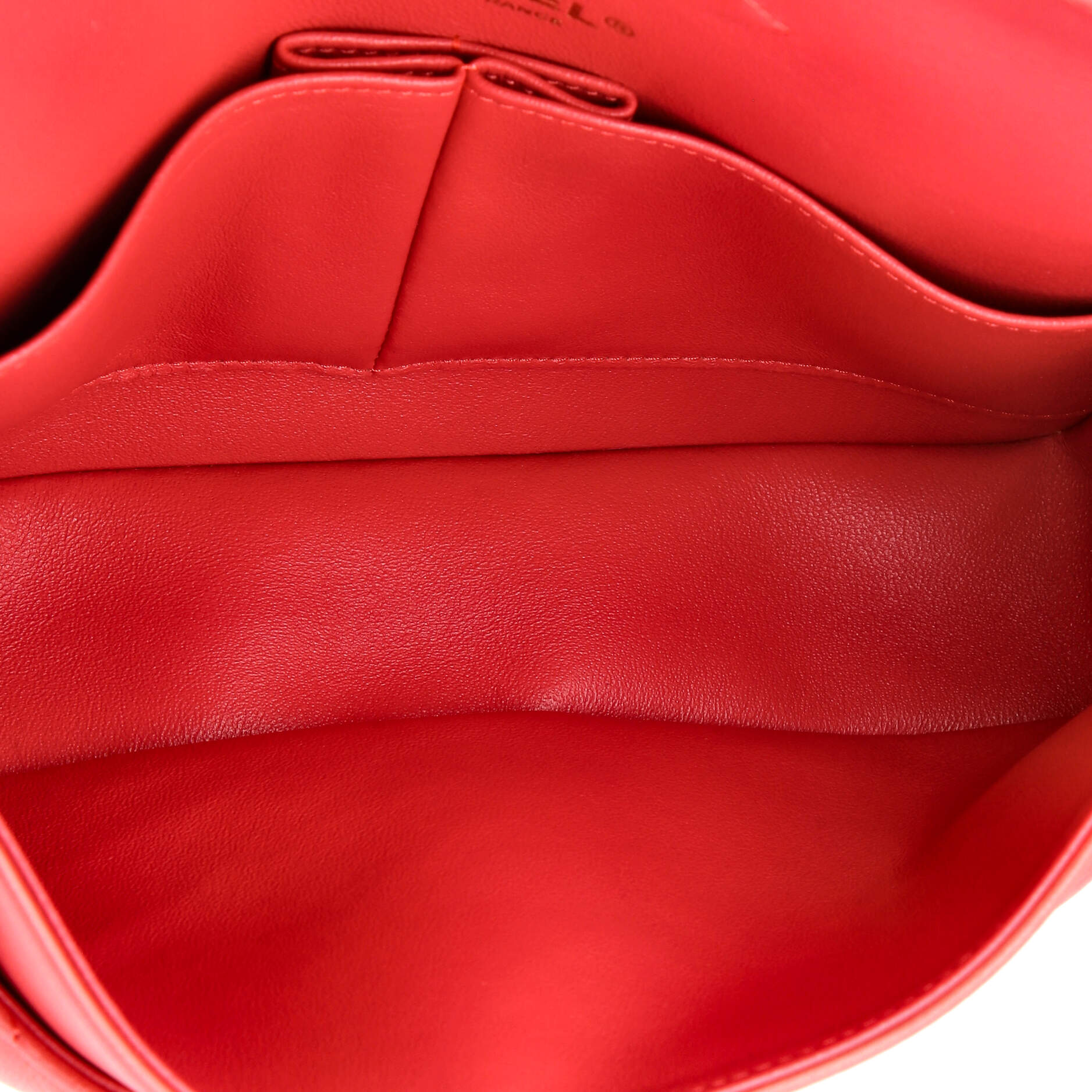 Classic Double Flap Bag Chevron Lambskin Medium - Image 5