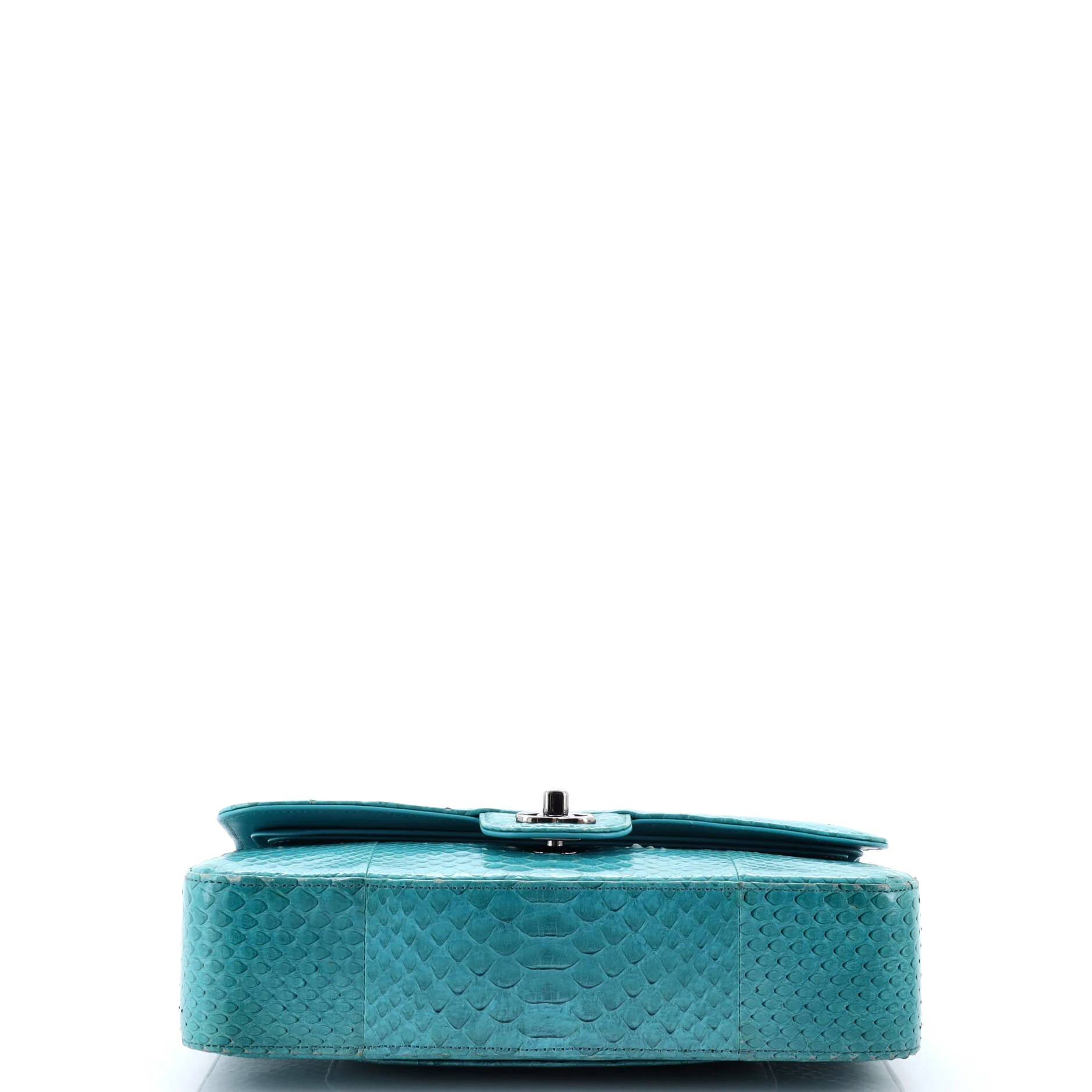 Classic Double Flap Bag Python Medium - Image 4