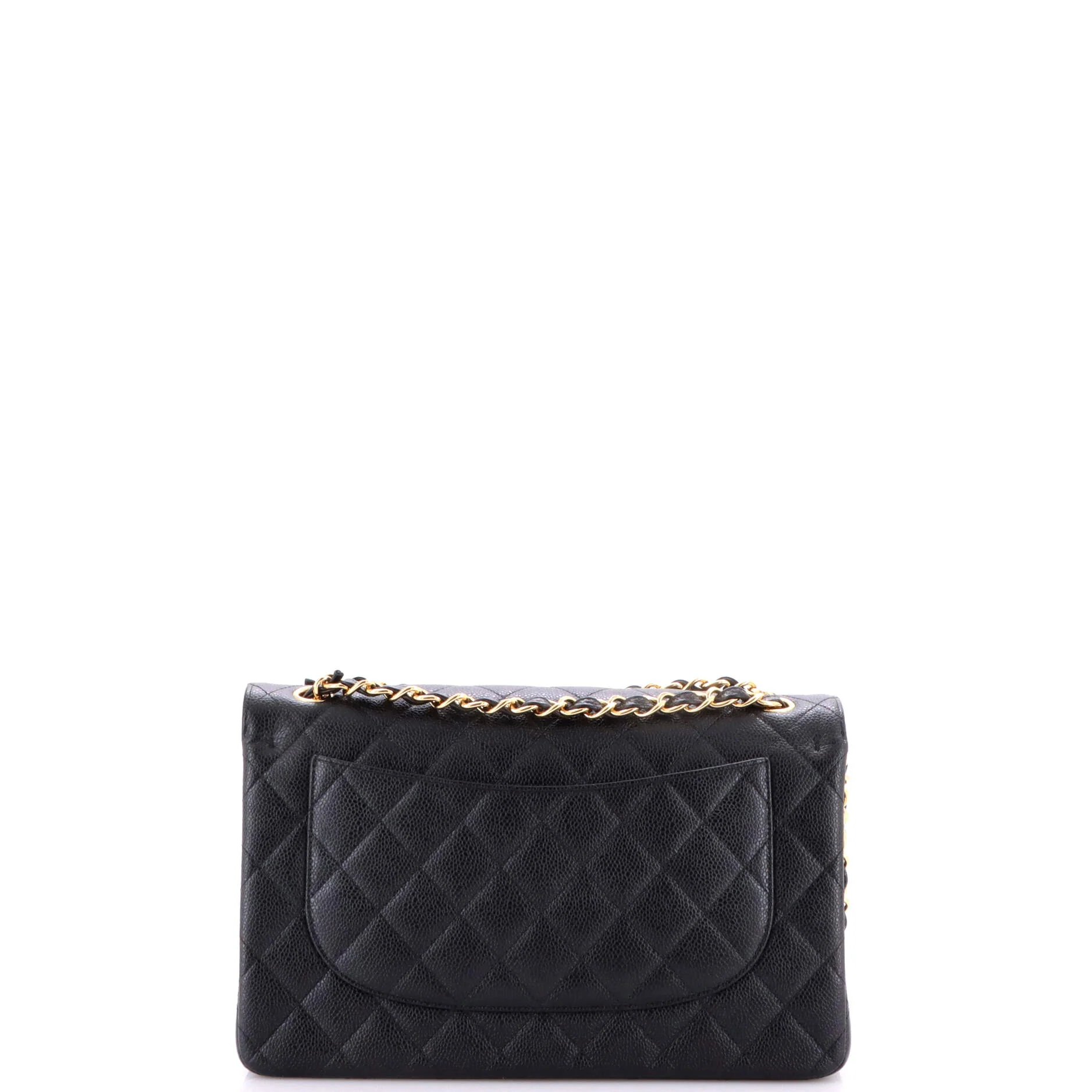 Classic Double Flap Bag Quilted Caviar Jumbo - Image 4