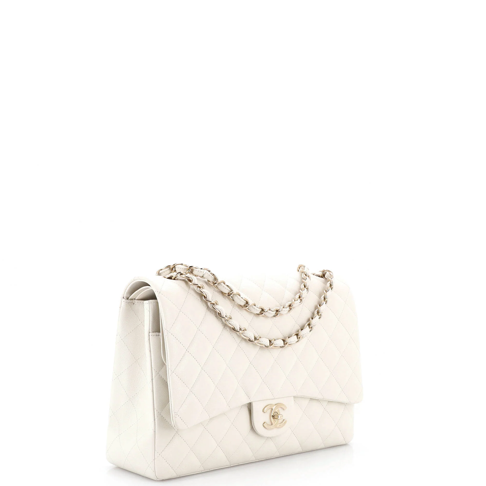 Classic Double Flap Bag Quilted Caviar Maxi - Image 2