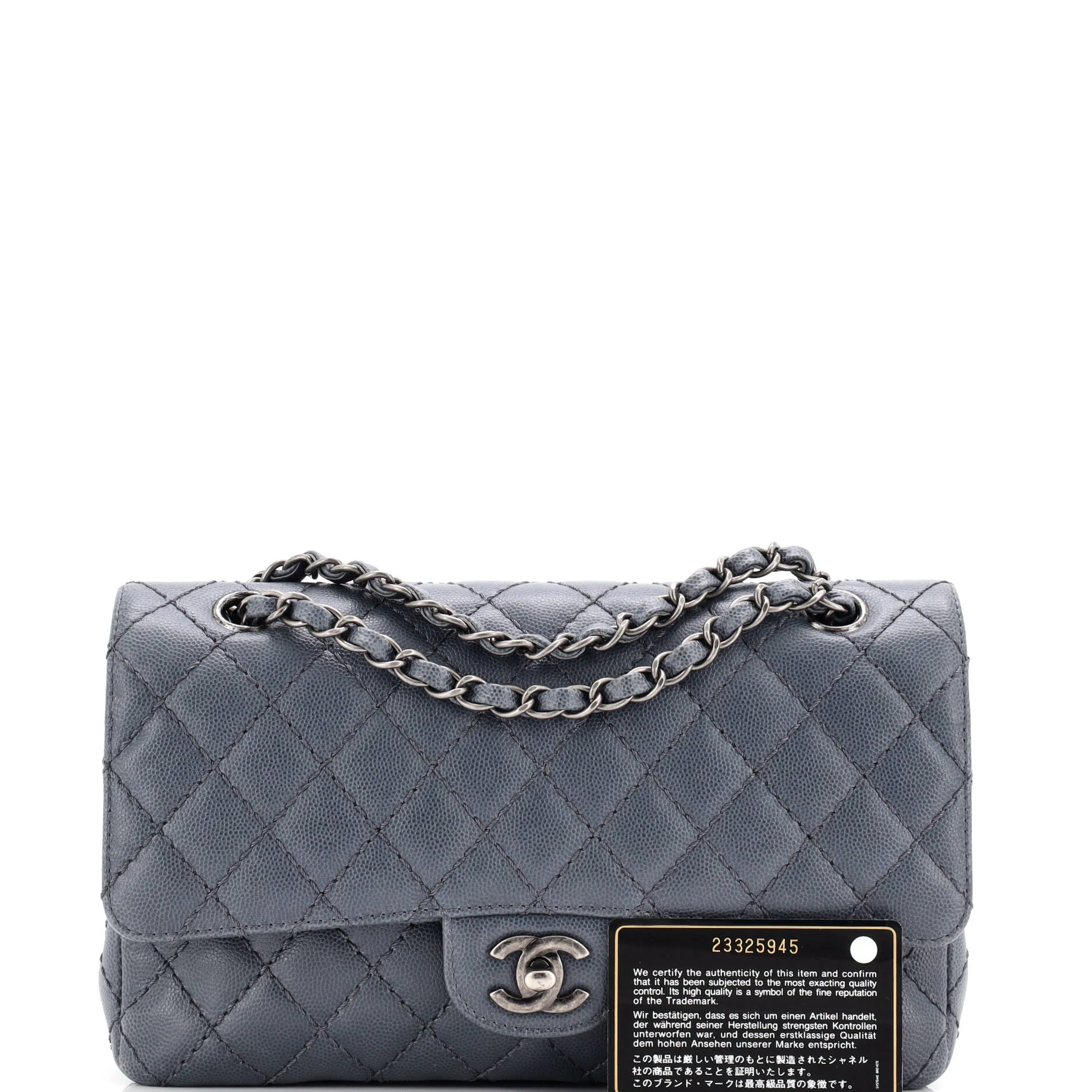 Classic Double Flap Bag Quilted Caviar Medium - Image 2