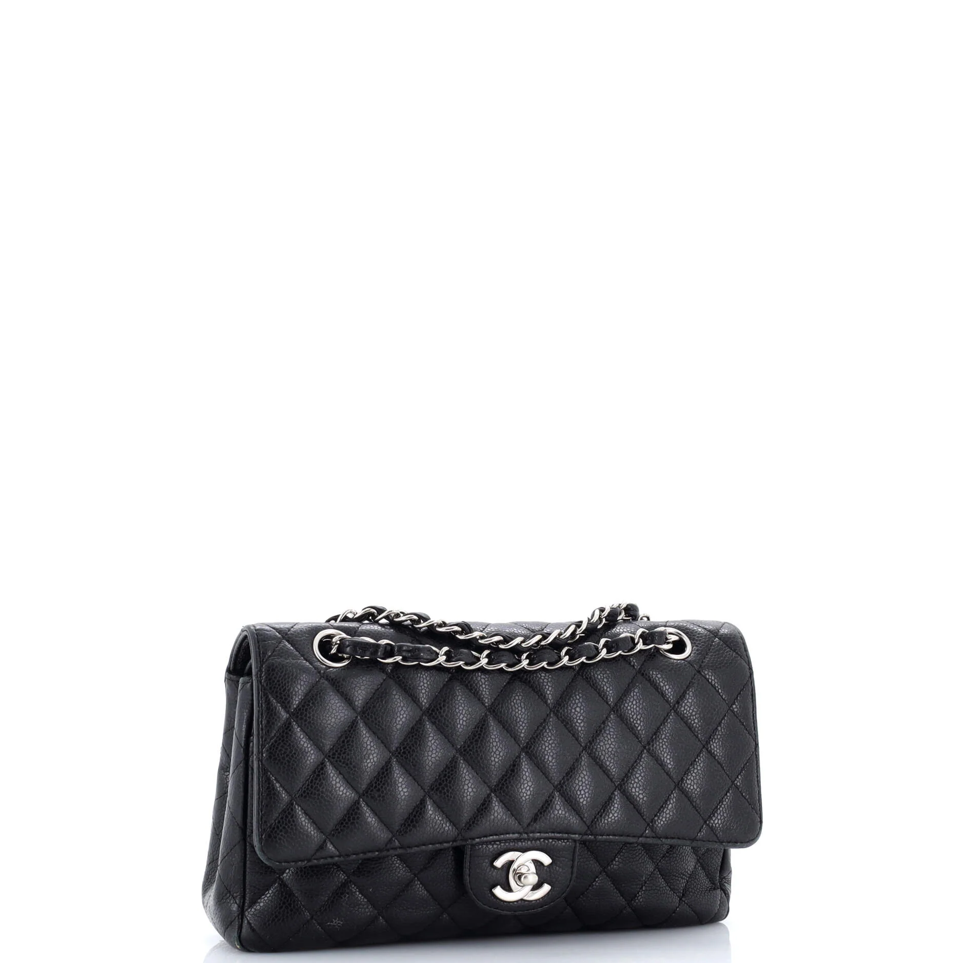 Classic Double Flap Bag Quilted Caviar Medium - Image 2