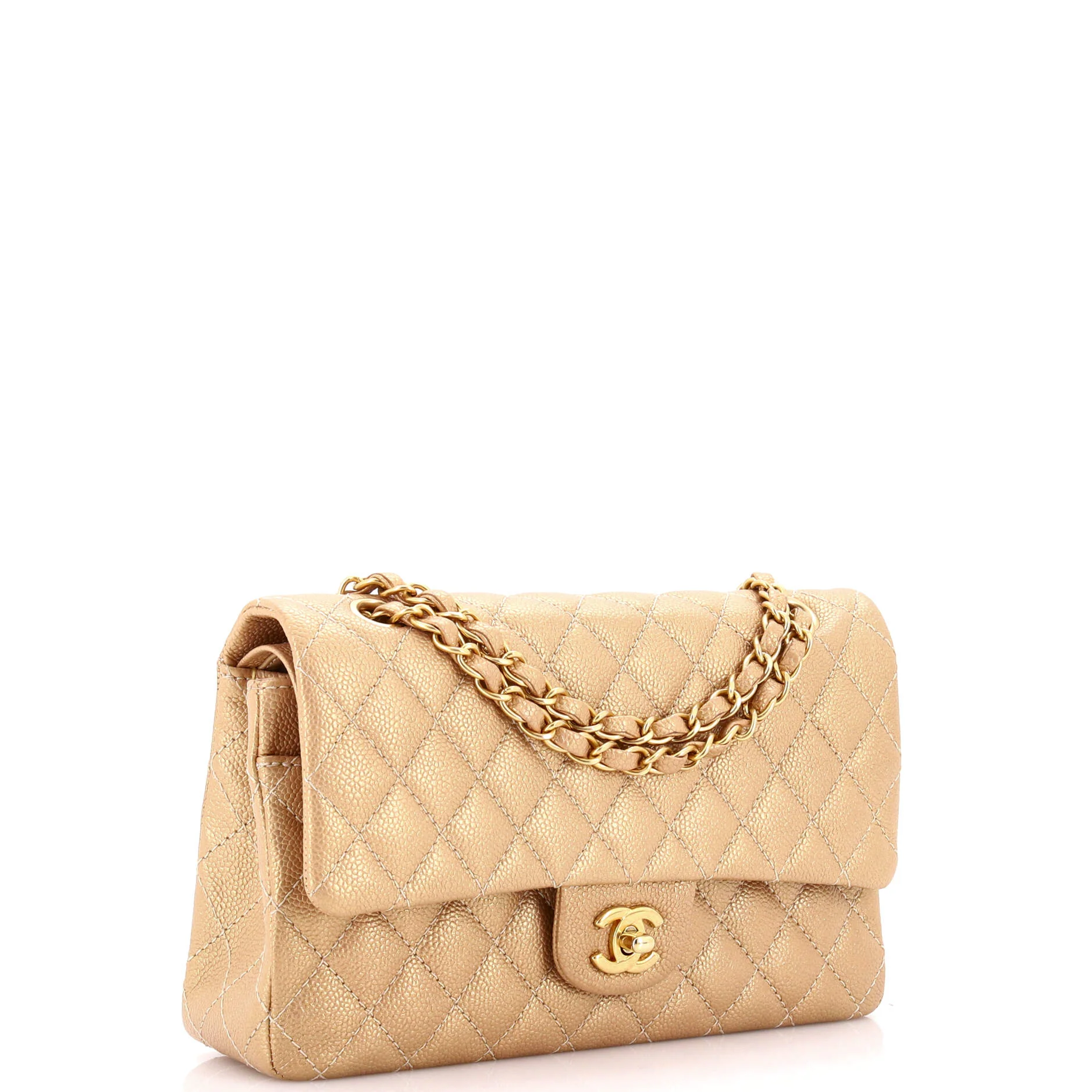 Classic Double Flap Bag Quilted Iridescent Caviar Medium - Image 2