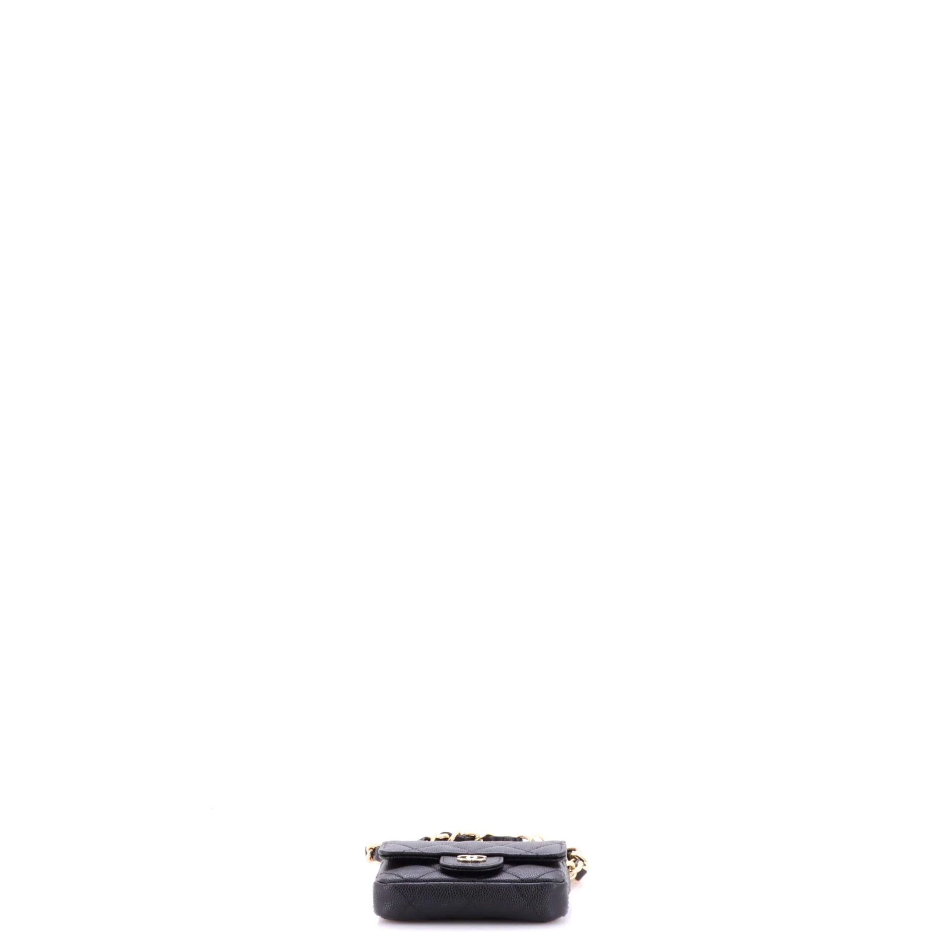 Classic Flap Charm Chain Belt Bag Quilted Caviar Mini - Image 5