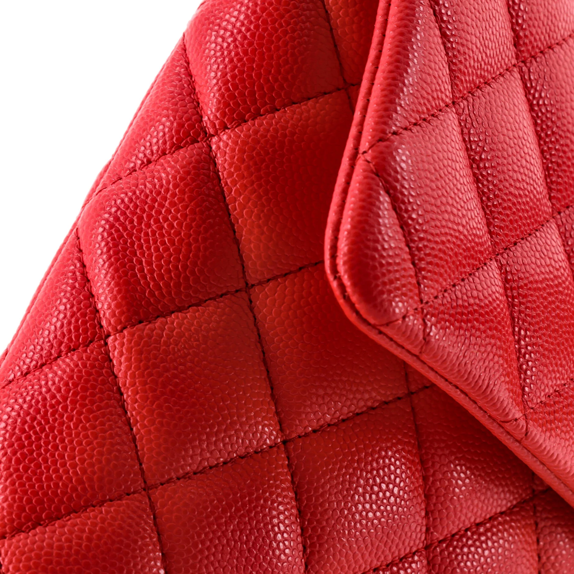 Classic Flap Clutch Quilted Caviar - Image 7