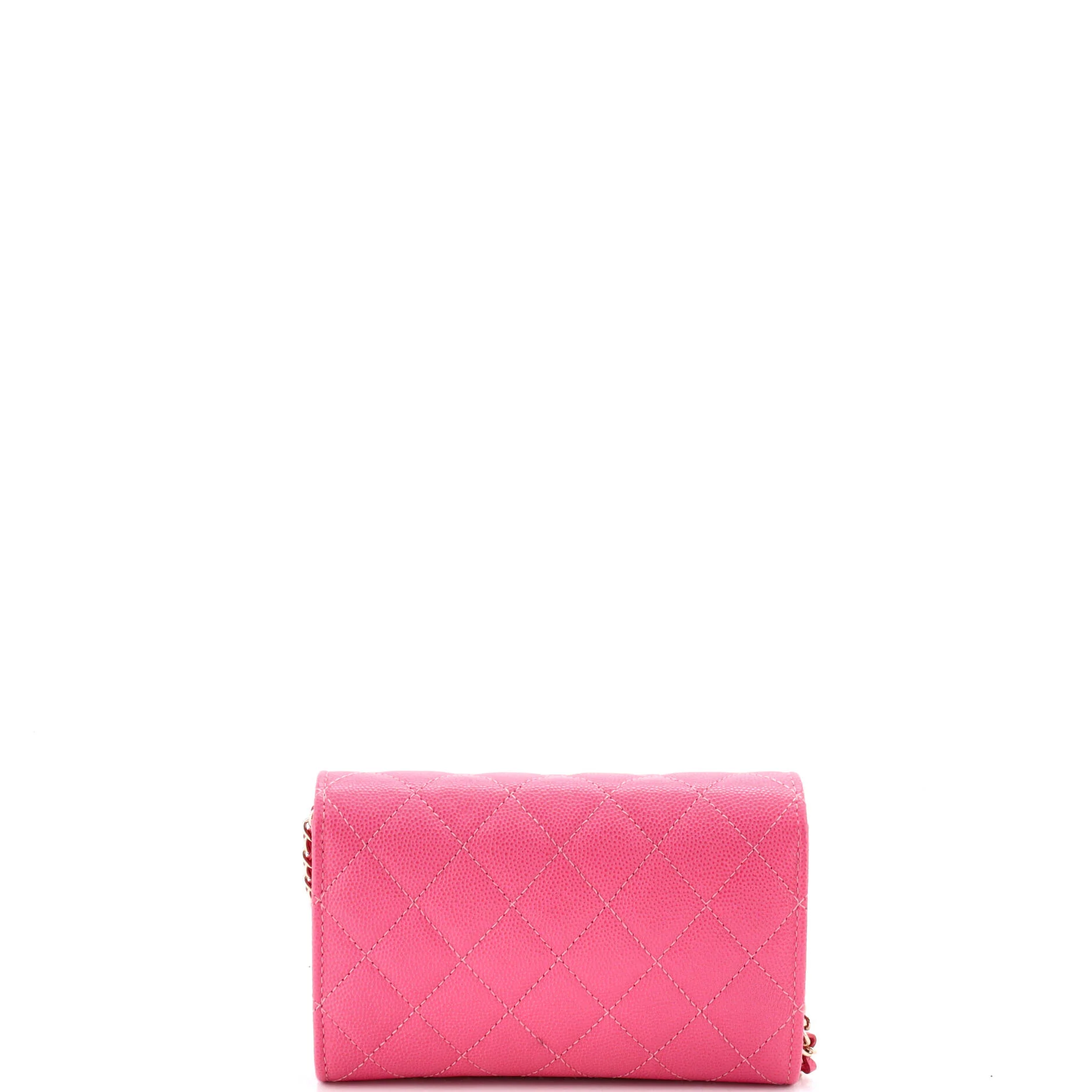 Classic Flap Wallet Crossbody Bag Quilted Caviar Mini - Image 4