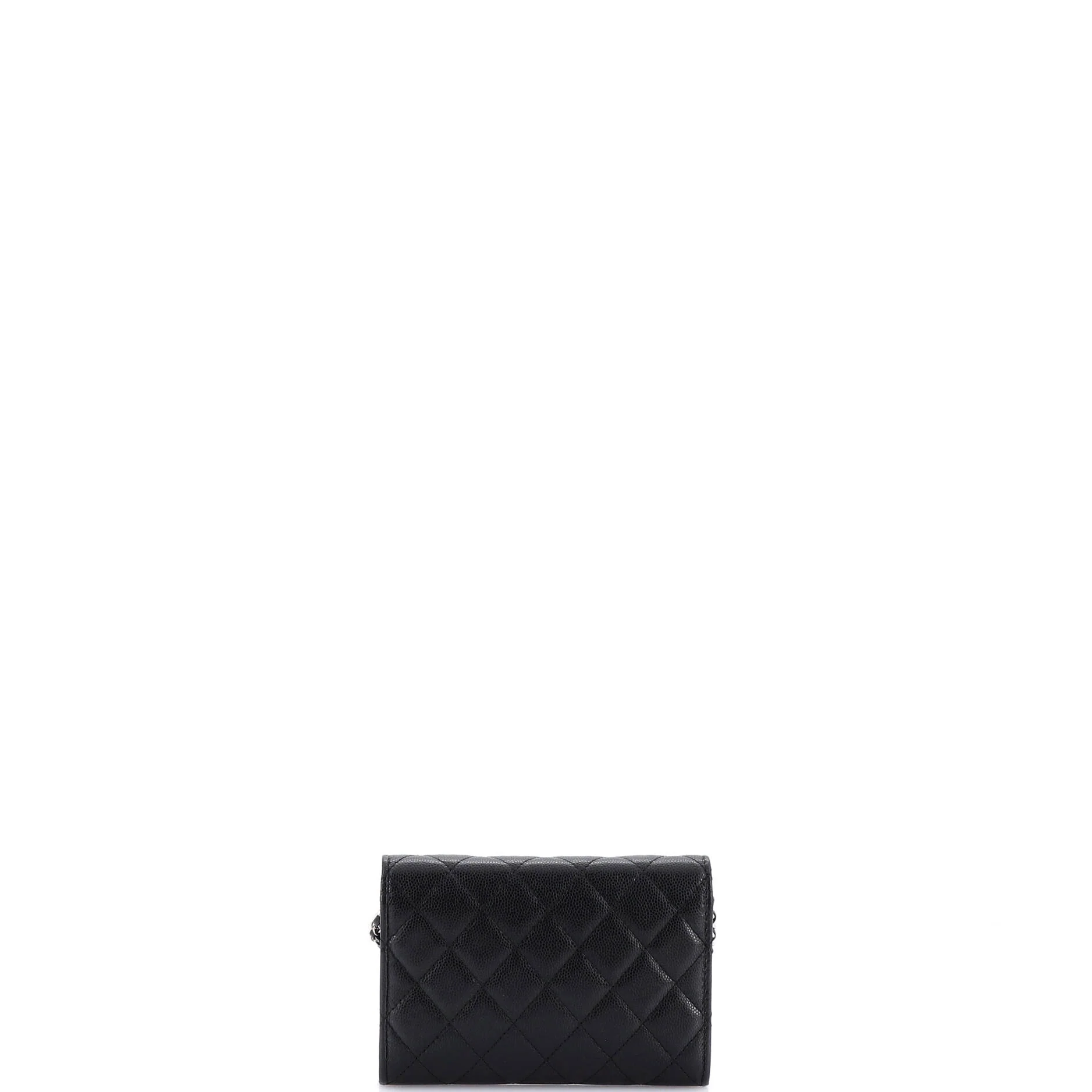 Classic Flap Wallet Crossbody Bag Quilted Caviar Mini - Image 4