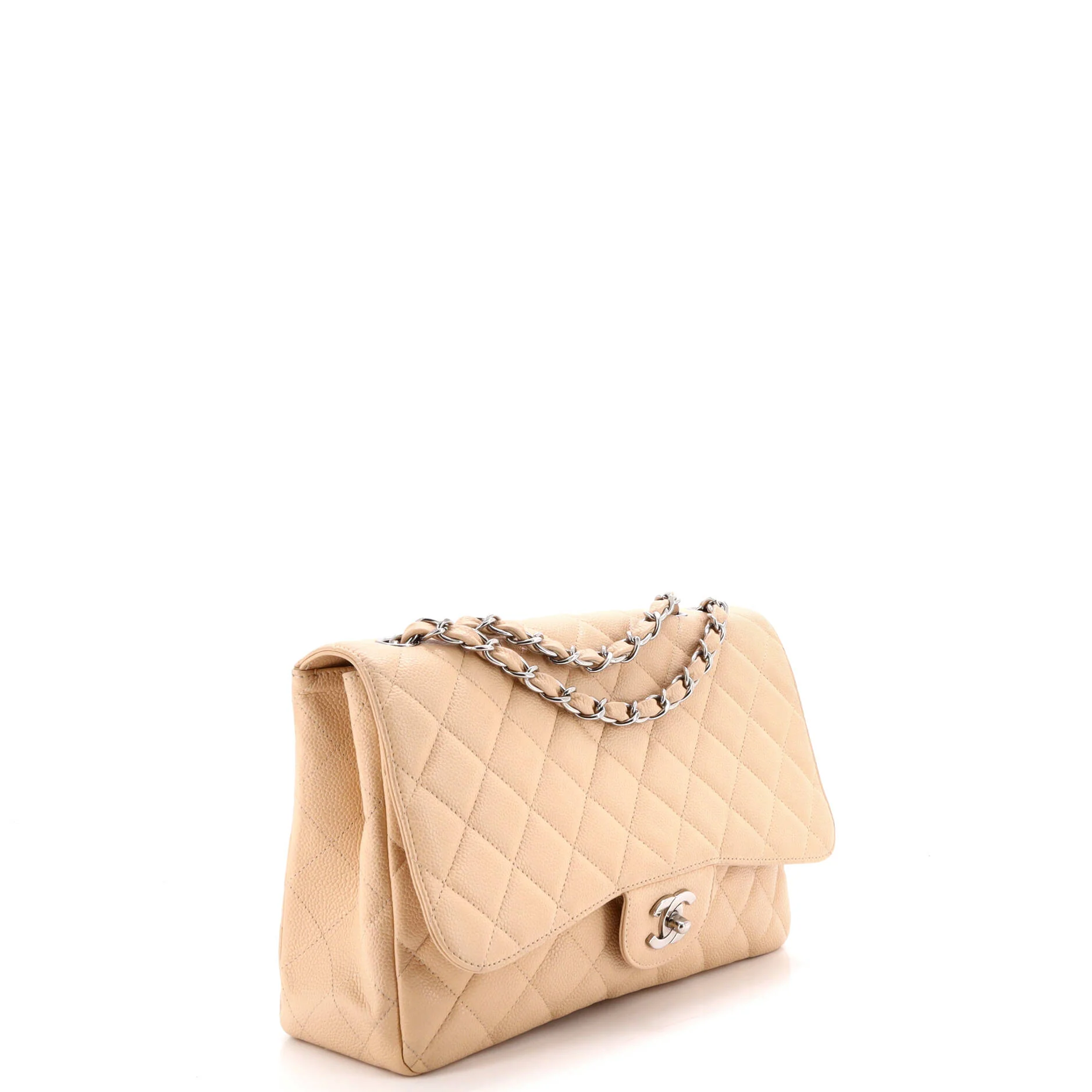 Classic Single Flap Bag Quilted Caviar Jumbo - Image 2