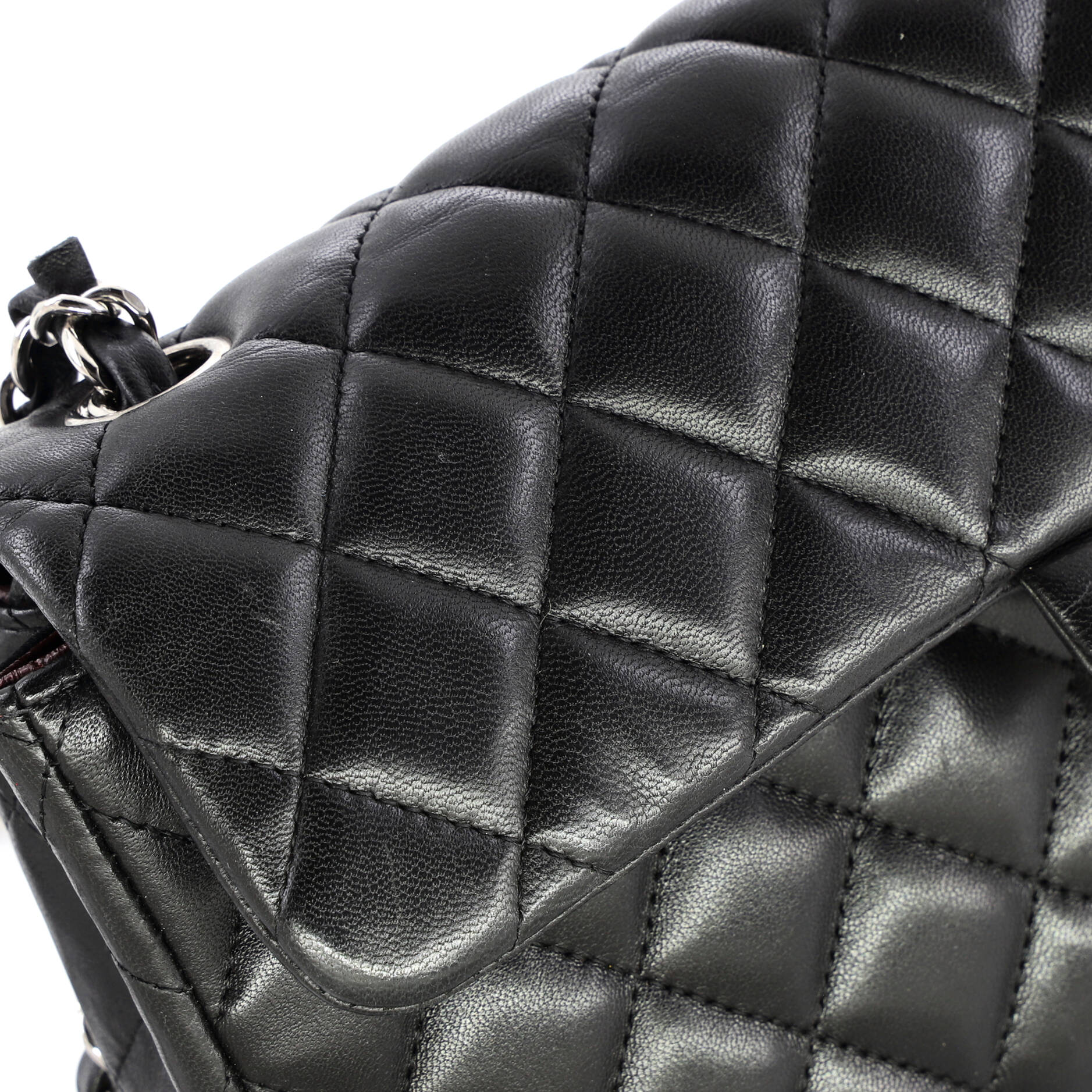 Classic Single Flap Bag Quilted Lambskin East West - Image 8