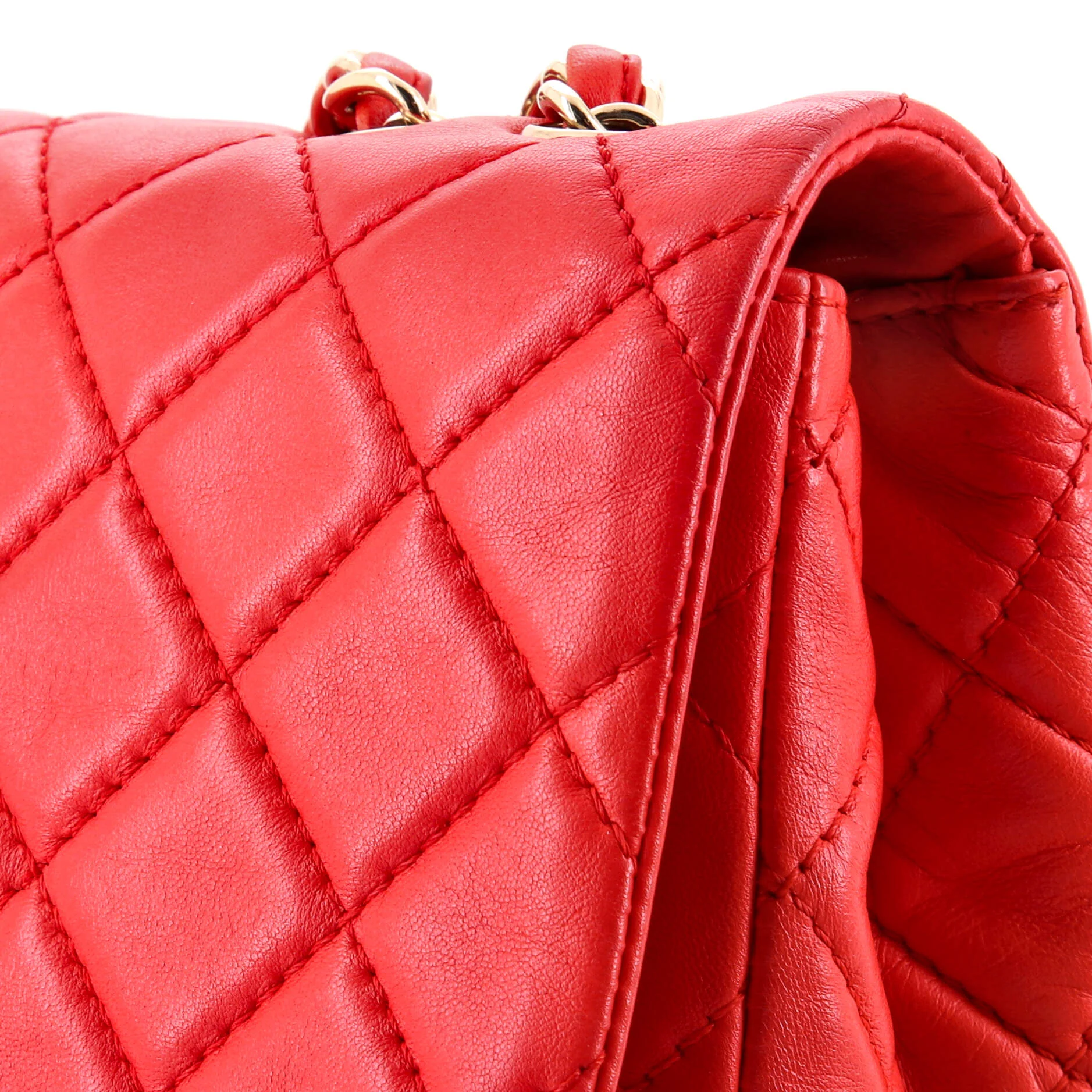 Classic Single Flap Bag Quilted Lambskin Jumbo - Image 7