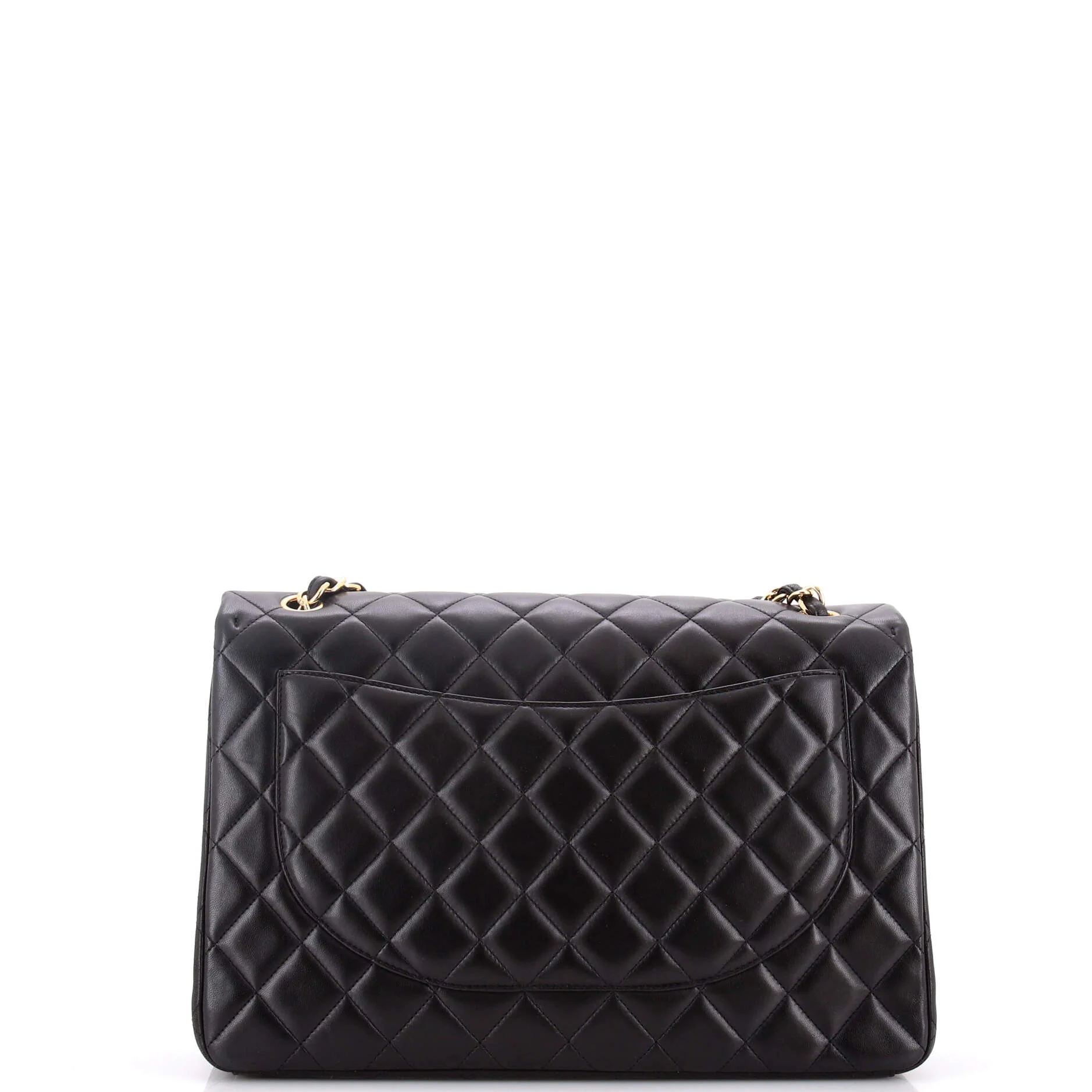 Classic Single Flap Bag Quilted Lambskin Maxi - Image 4