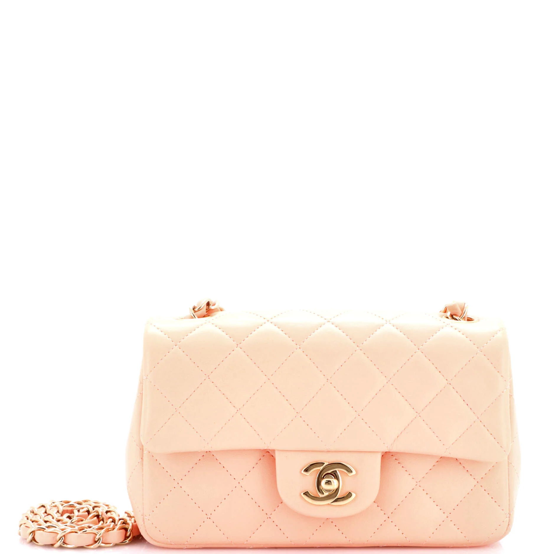 Classic Single Flap Bag Quilted Lambskin Mini
