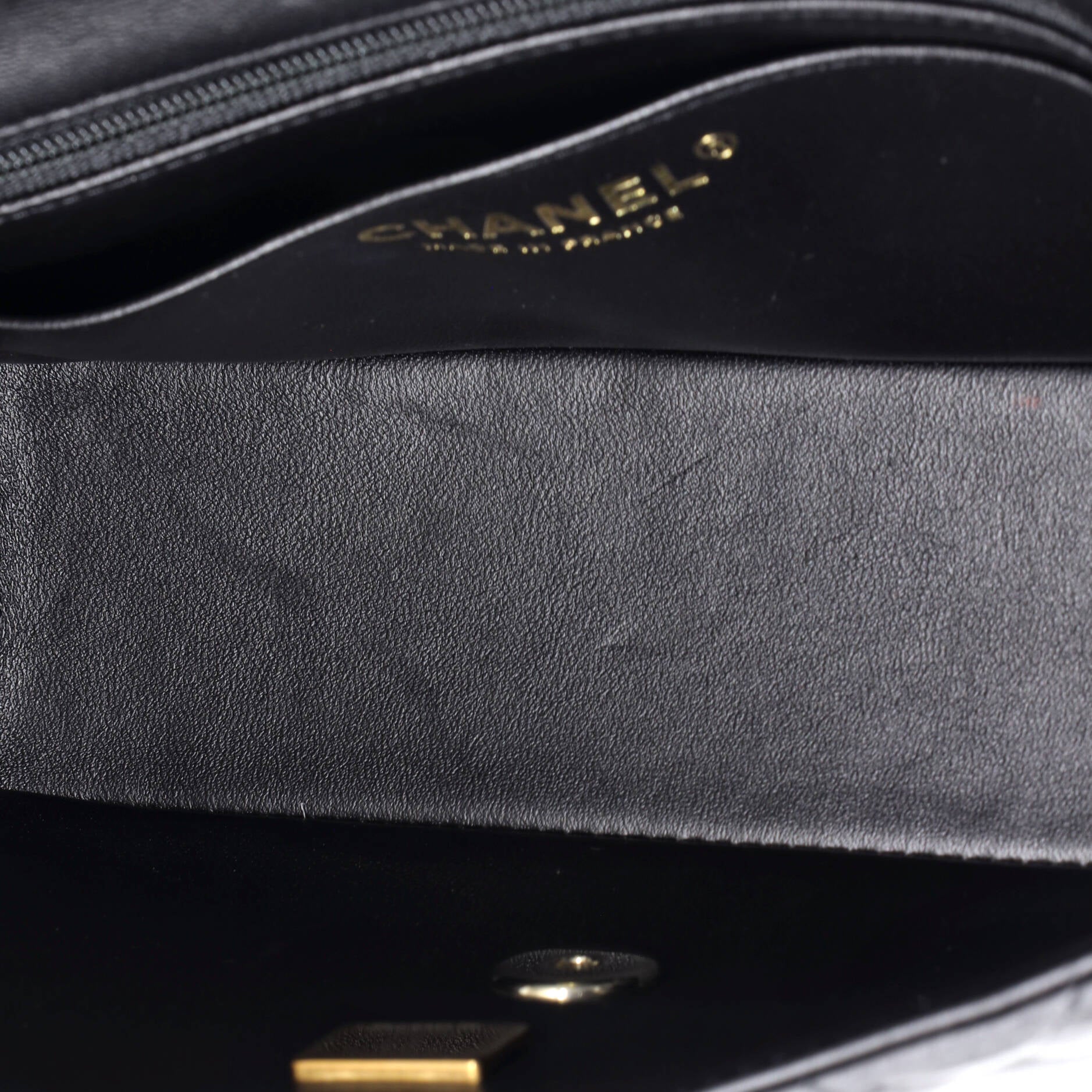 Classic Single Flap Top Handle Bag Quilted Lambskin Mini - Image 5