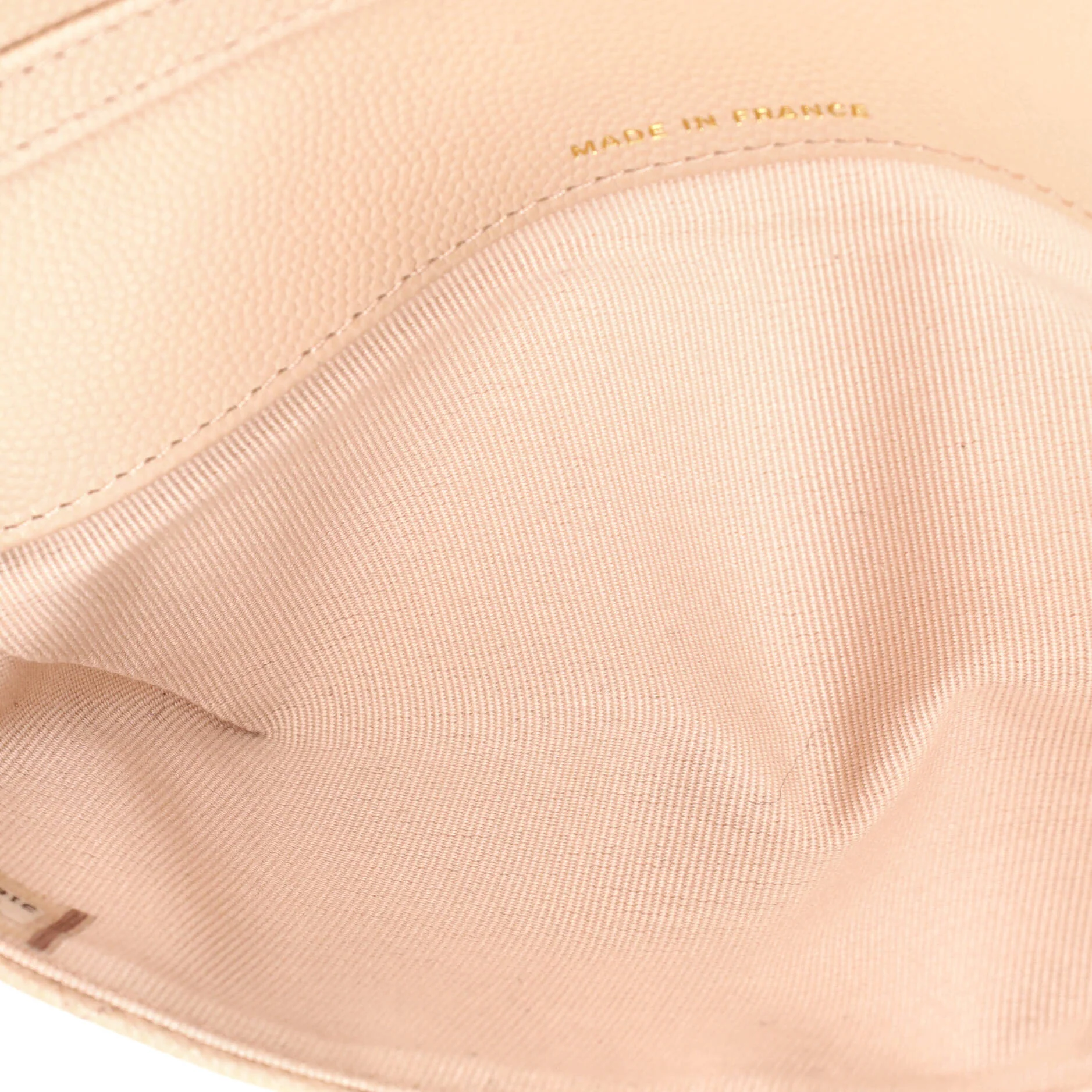 Classic Sunglasses Case with Chain Quilted Caviar - Image 5