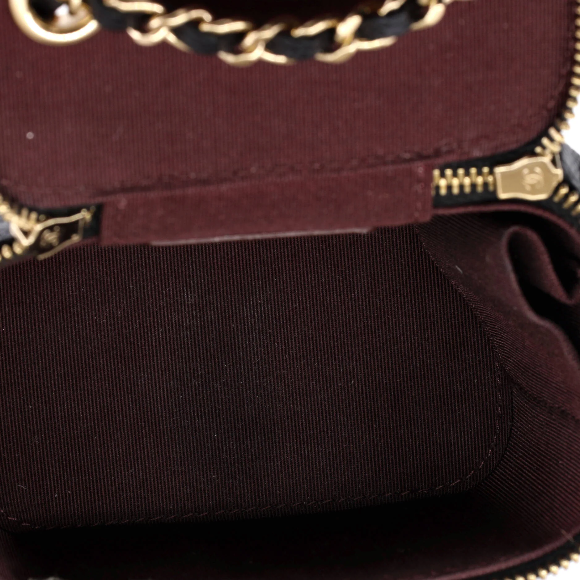 Classic Vanity Case with Chain Quilted Caviar Mini - Image 5