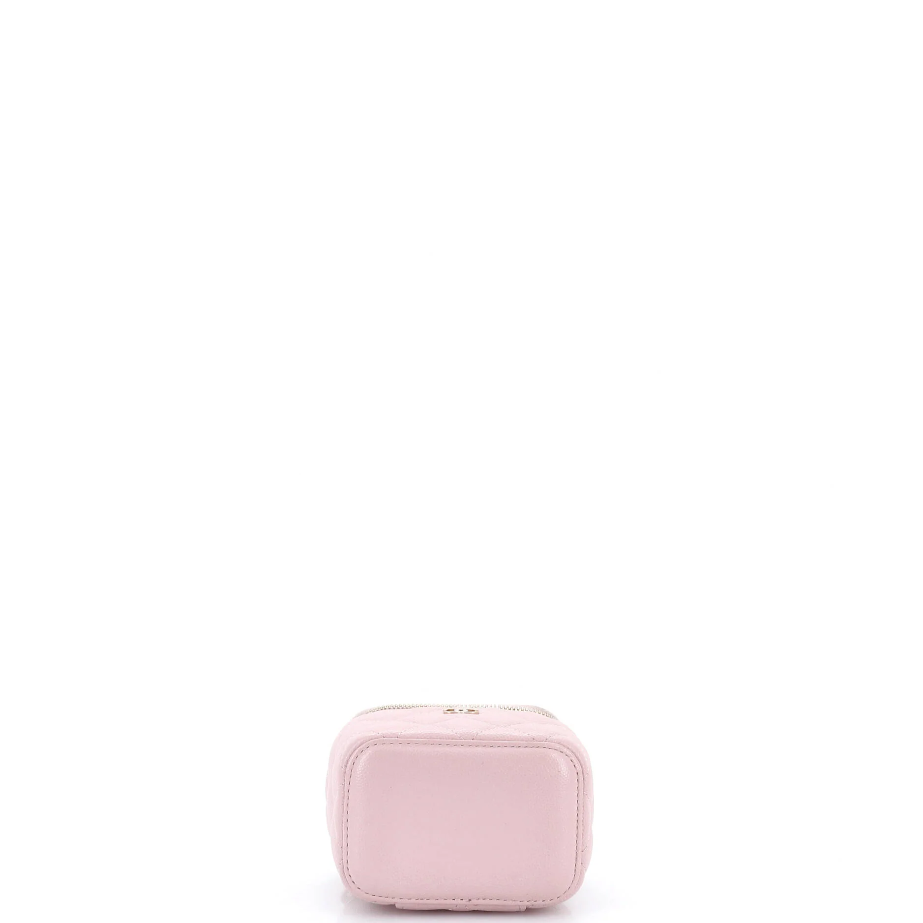 Classic Vanity Case with Chain Quilted Caviar Mini - Image 5