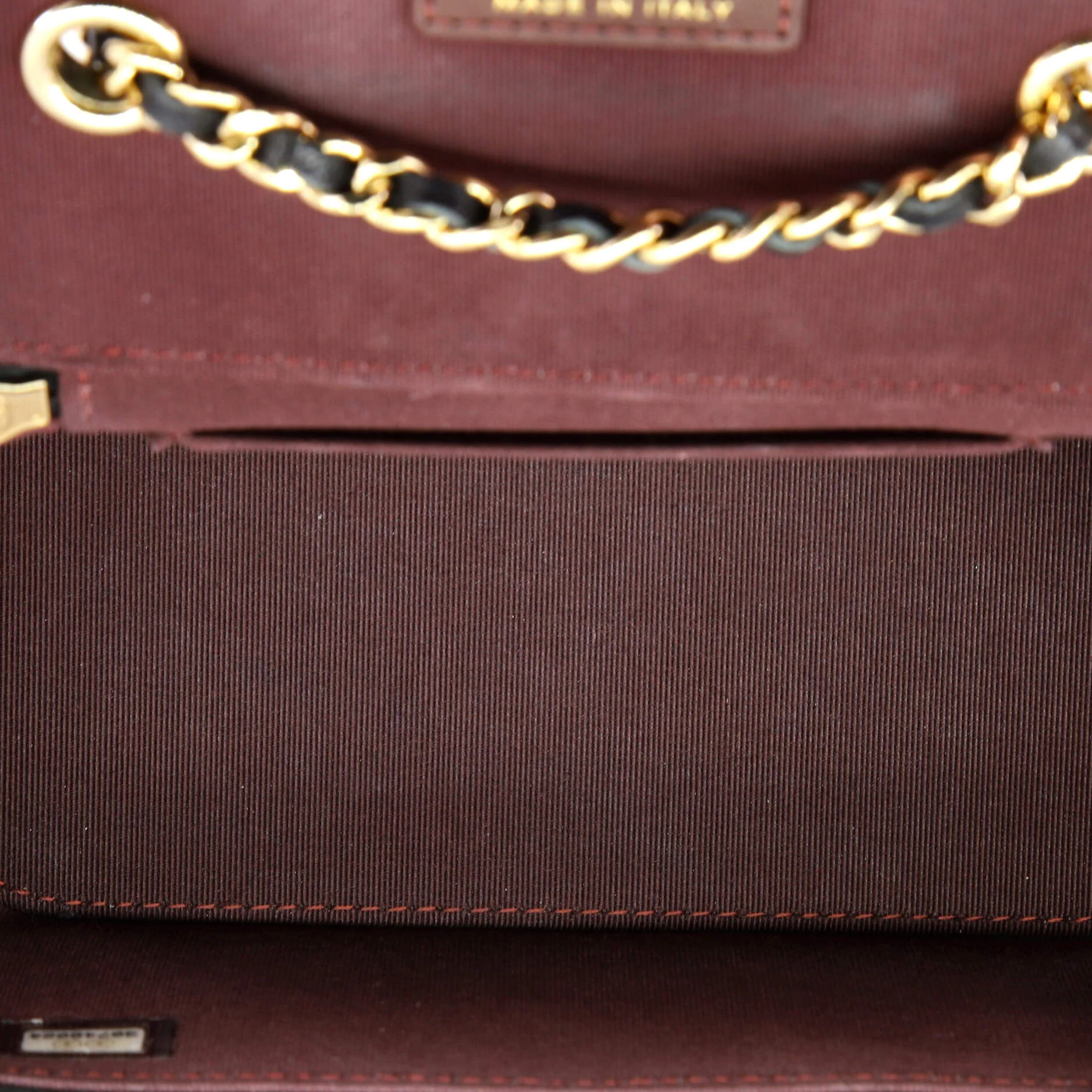 Classic Vanity Case with Chain Quilted Lambskin Small - Image 6