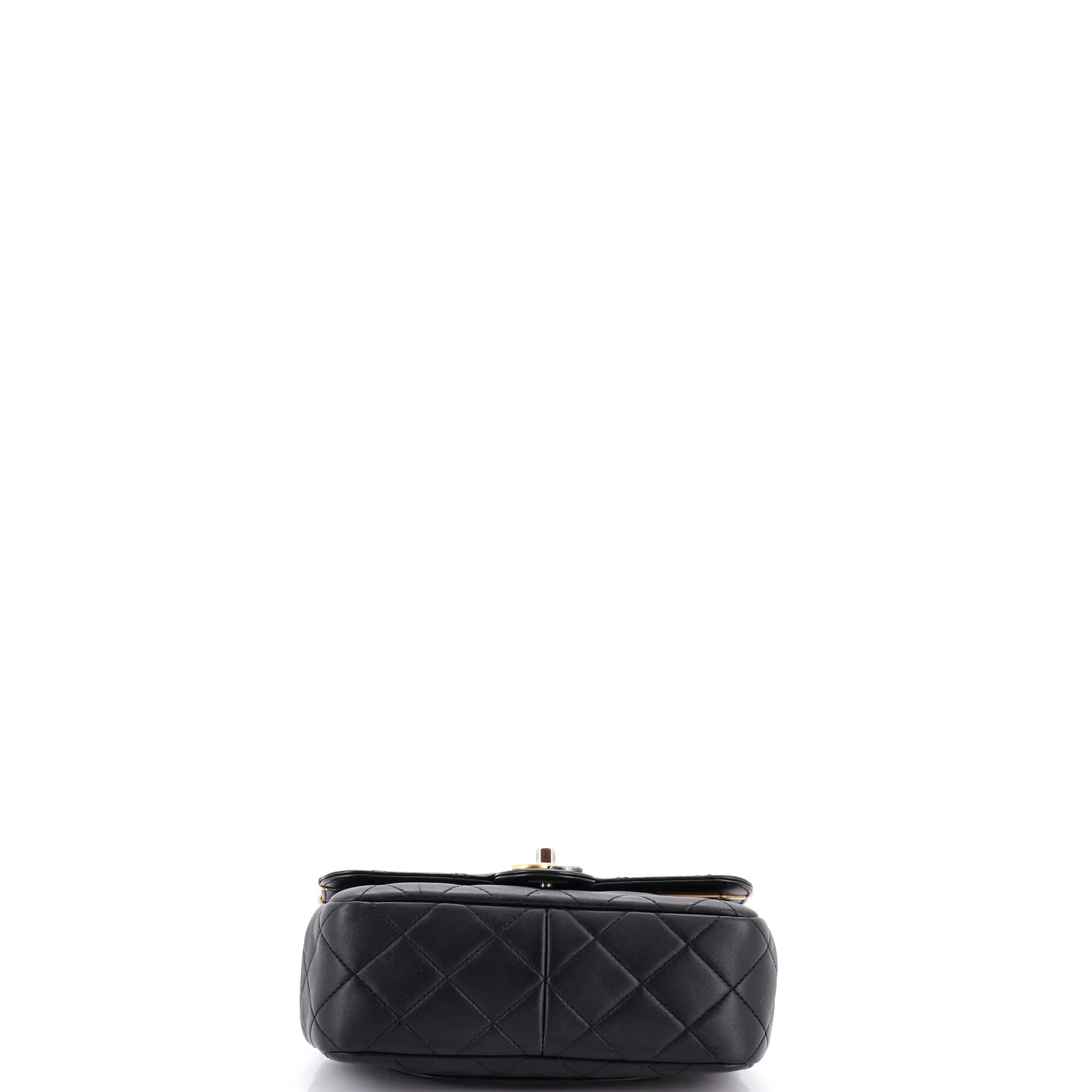 Coco Clips Flap Bag Embellished Quilted Lambskin Small - Image 4
