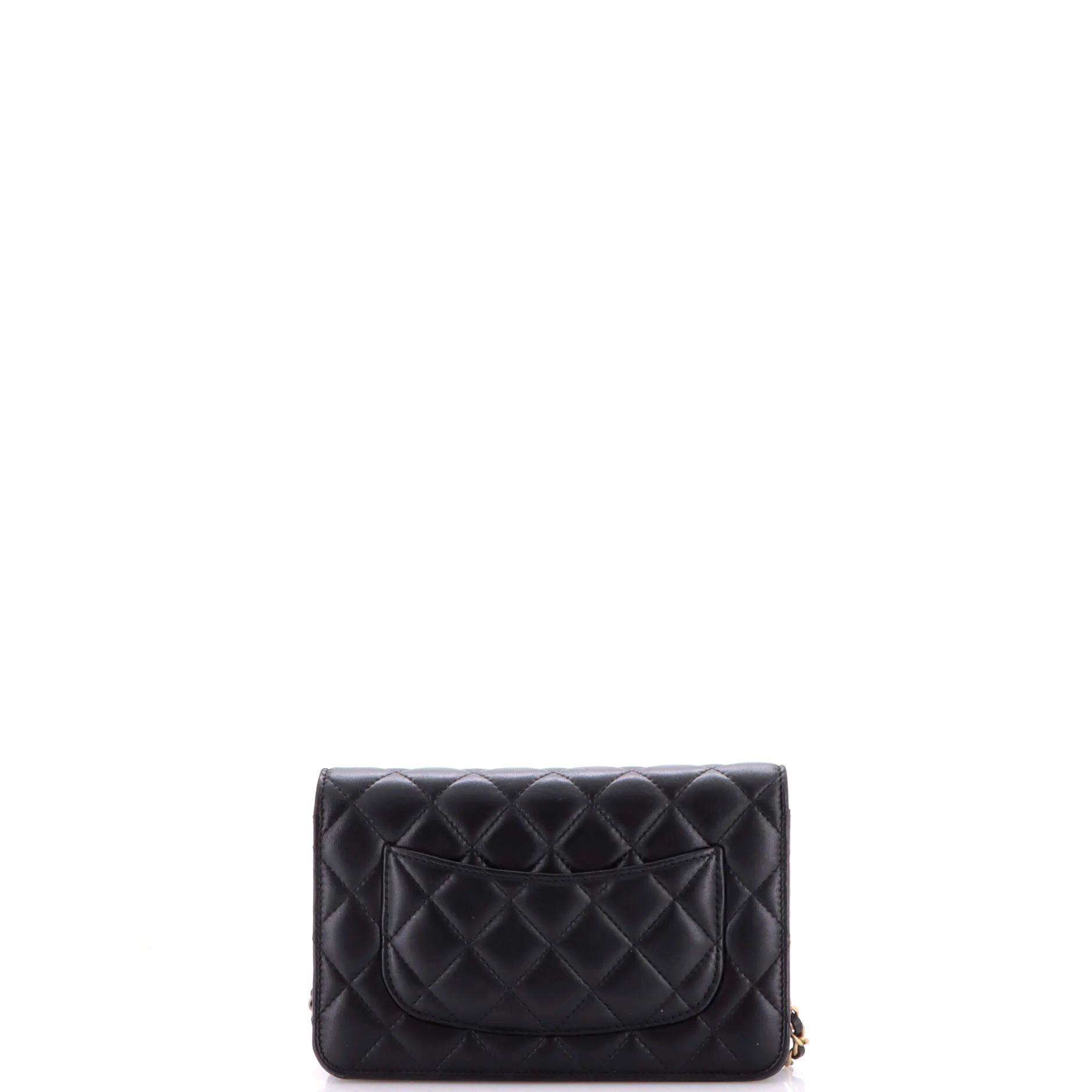 Coco Clips Wallet on Chain Embellished Quilted Lambskin - Image 3