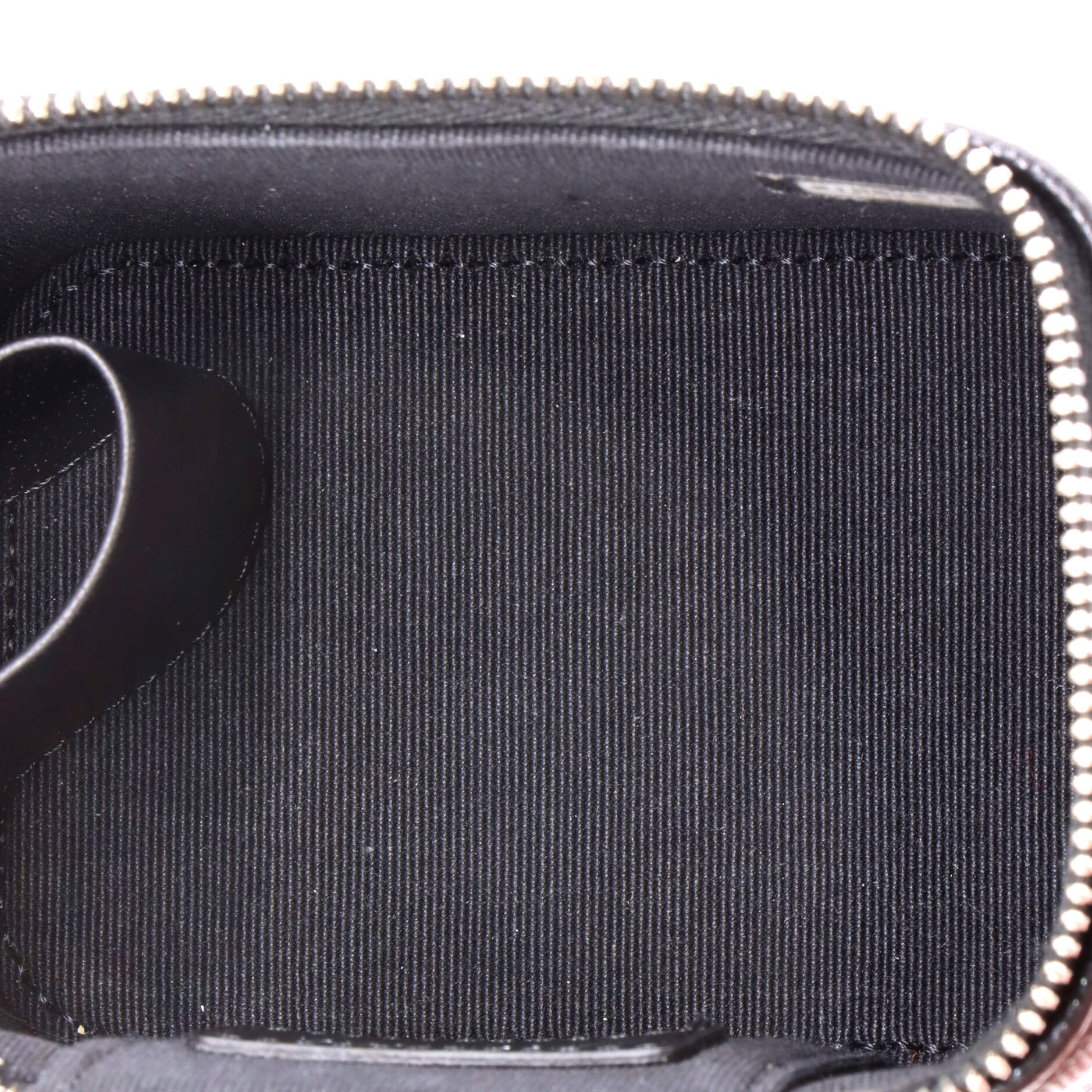 Coco Enamel Strap Vanity Case with Chain Quilted Caviar Mini - Image 6