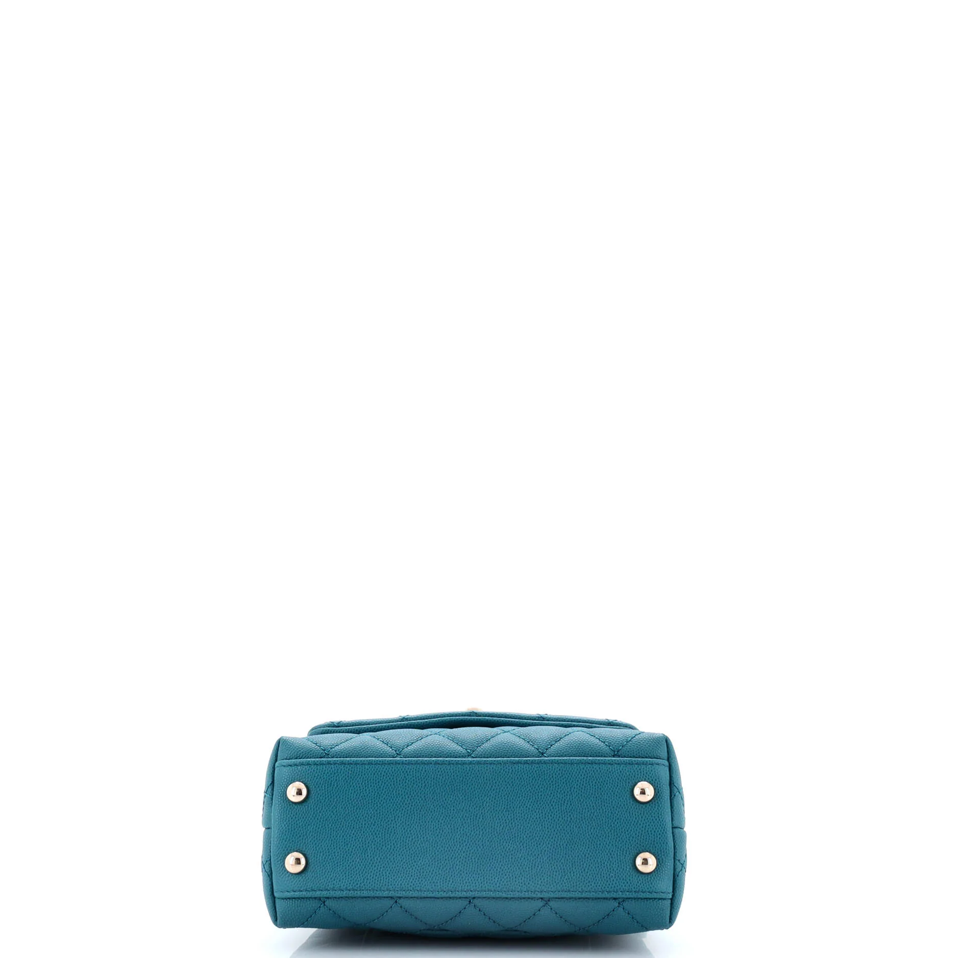 Coco Top Handle Bag Quilted Caviar Extra Mini - Image 4