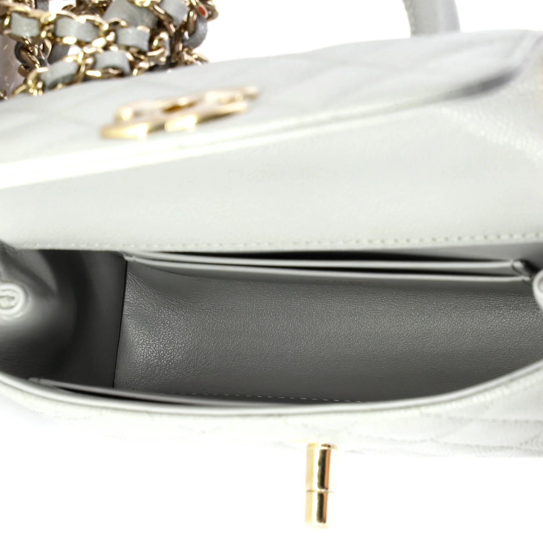 Coco Top Handle Bag Quilted Caviar Extra Mini - Image 5