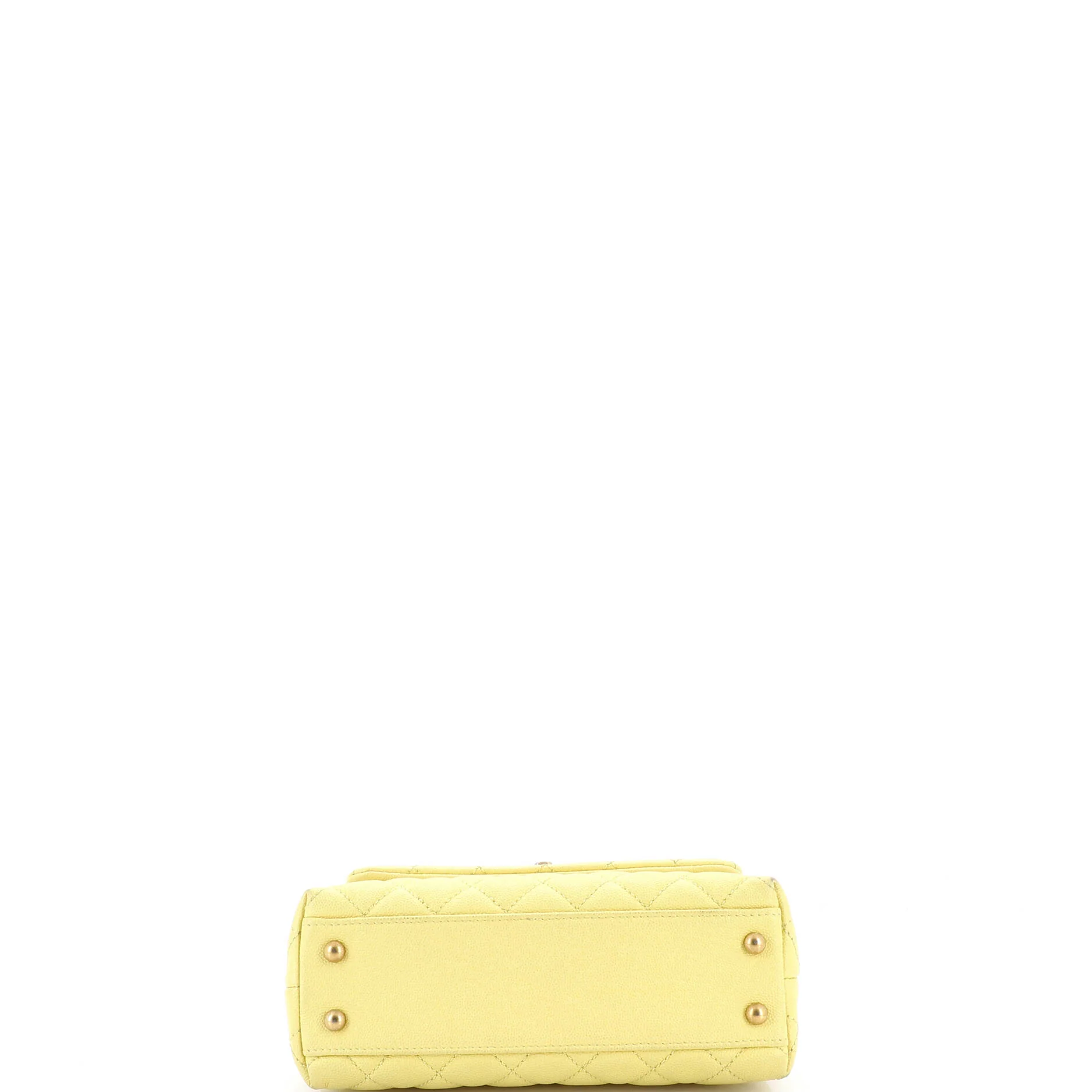 Coco Top Handle Bag Quilted Caviar Mini - Image 4
