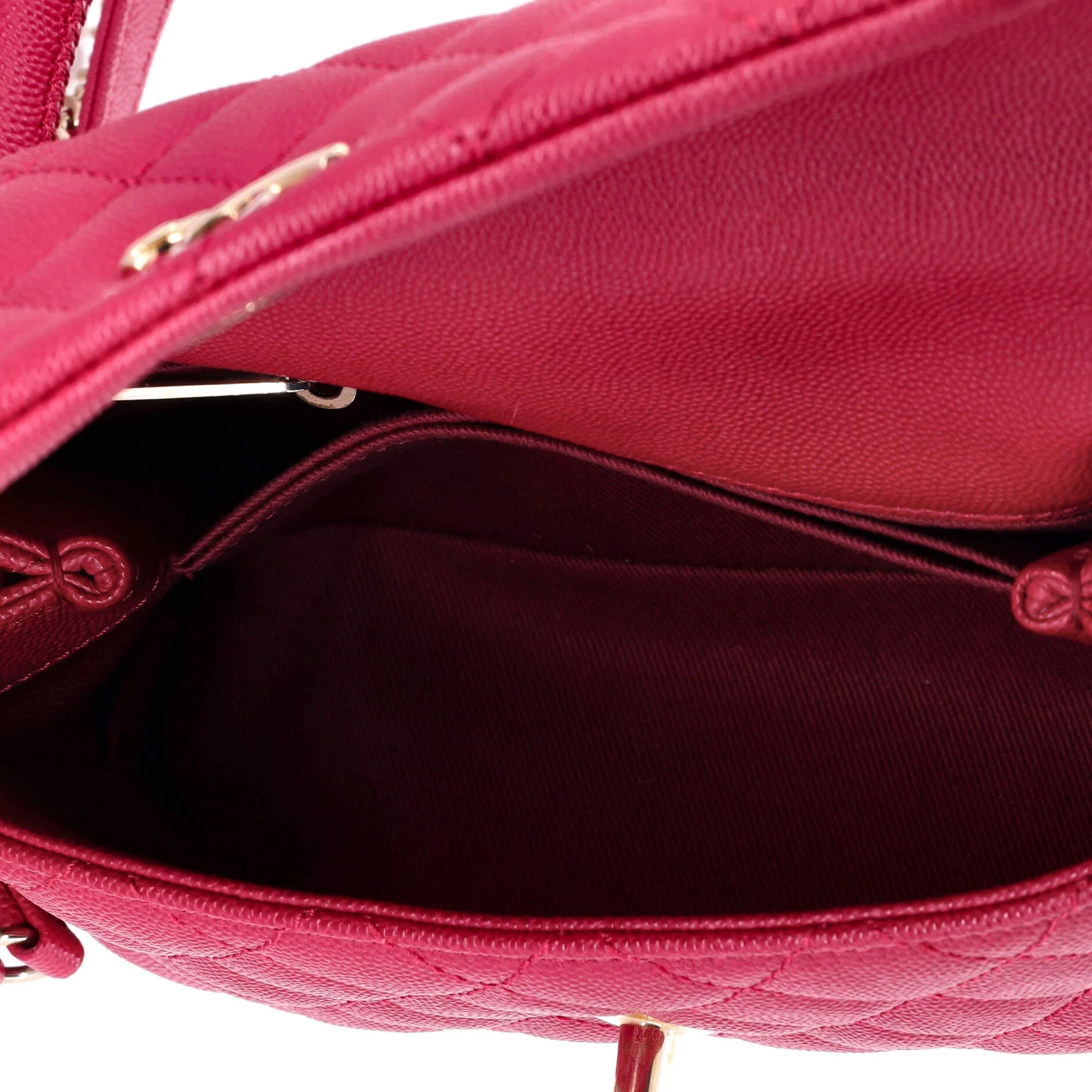 Coco Top Handle Bag Quilted Caviar Mini - Image 5