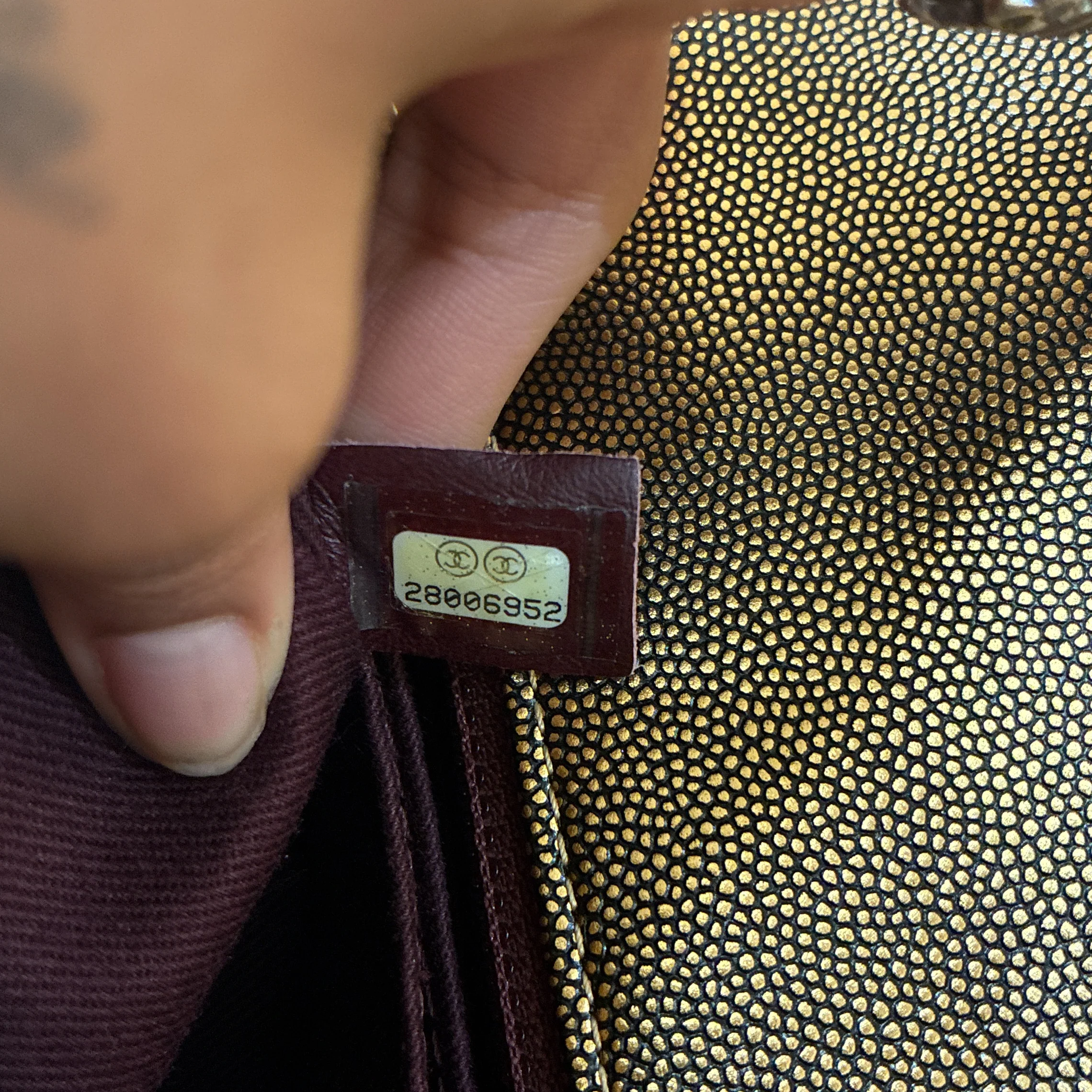 Coco Top Handle Bag Quilted Caviar Mini - Image 8
