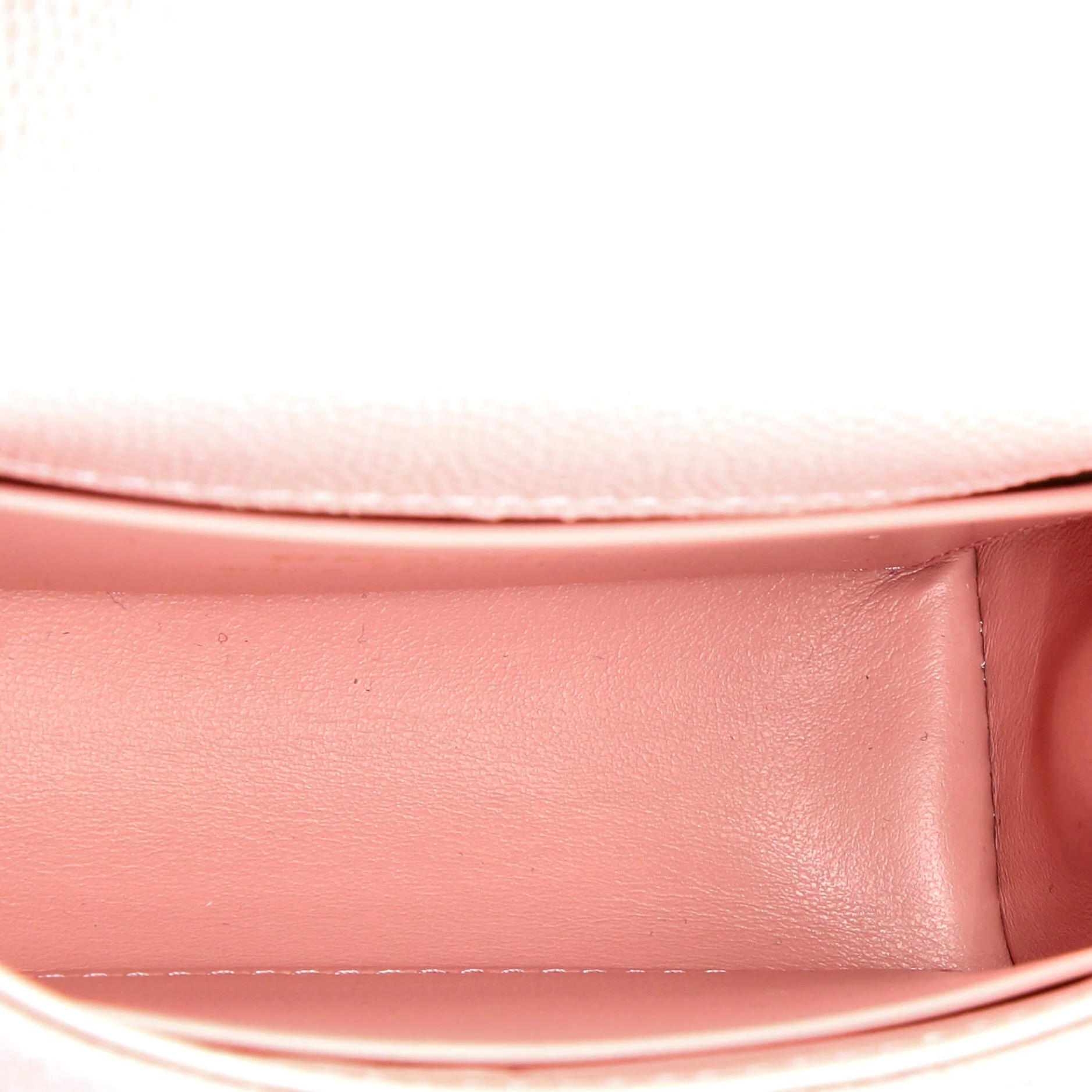 Coco Top Handle Clutch with Chain Quilted Caviar - Image 5