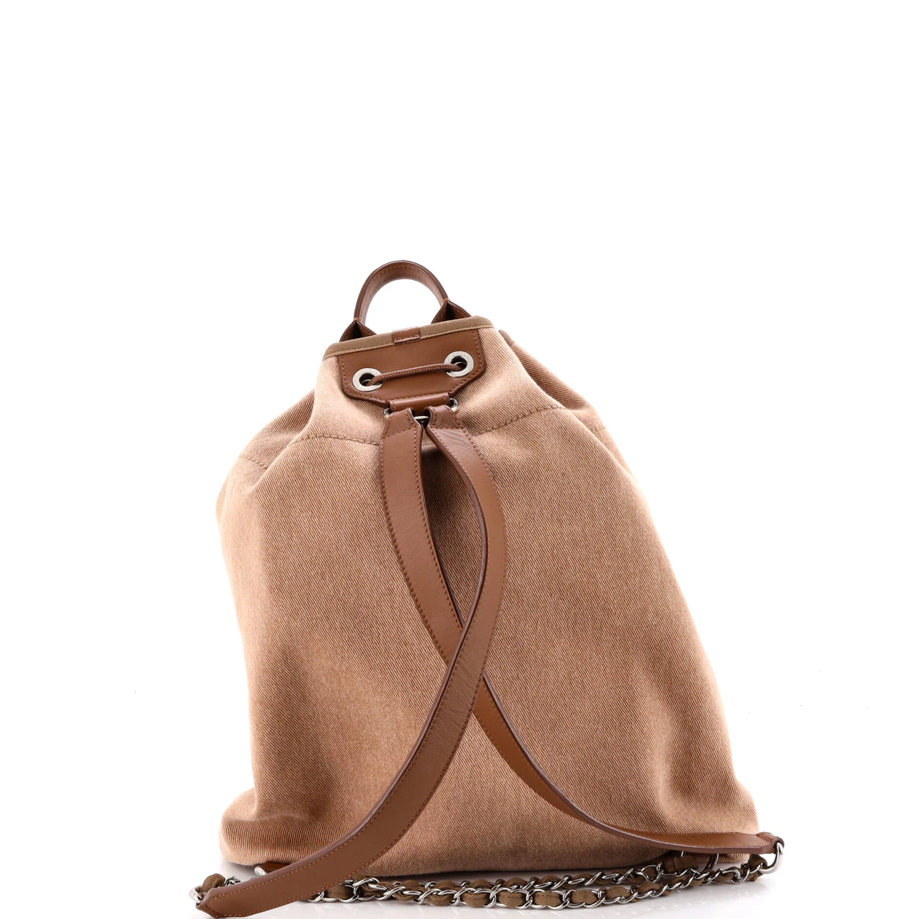Deauville Backpack Canvas with Sequins Large - Image 3