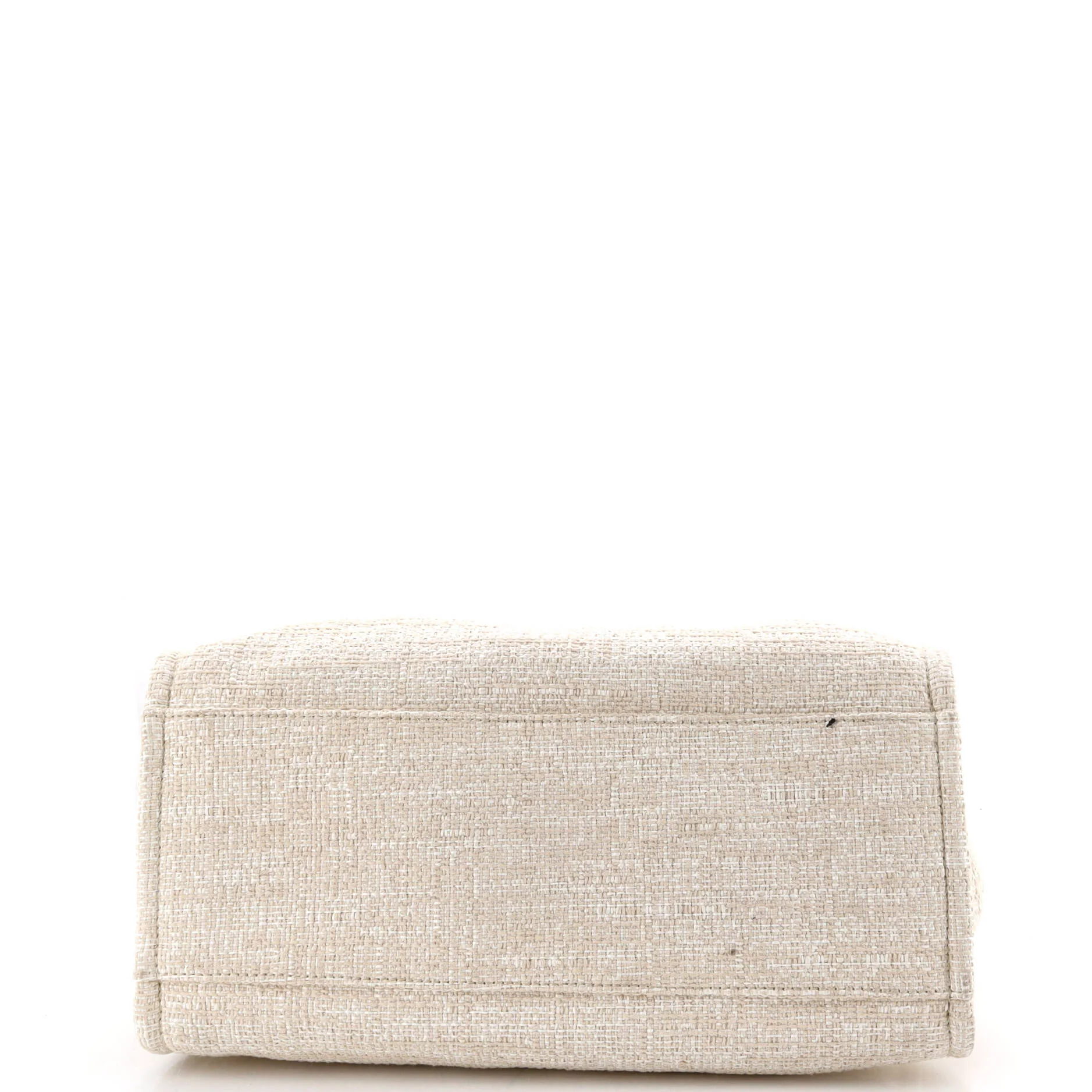 Deauville Tote Raffia with Glitter Detail Medium - Image 4