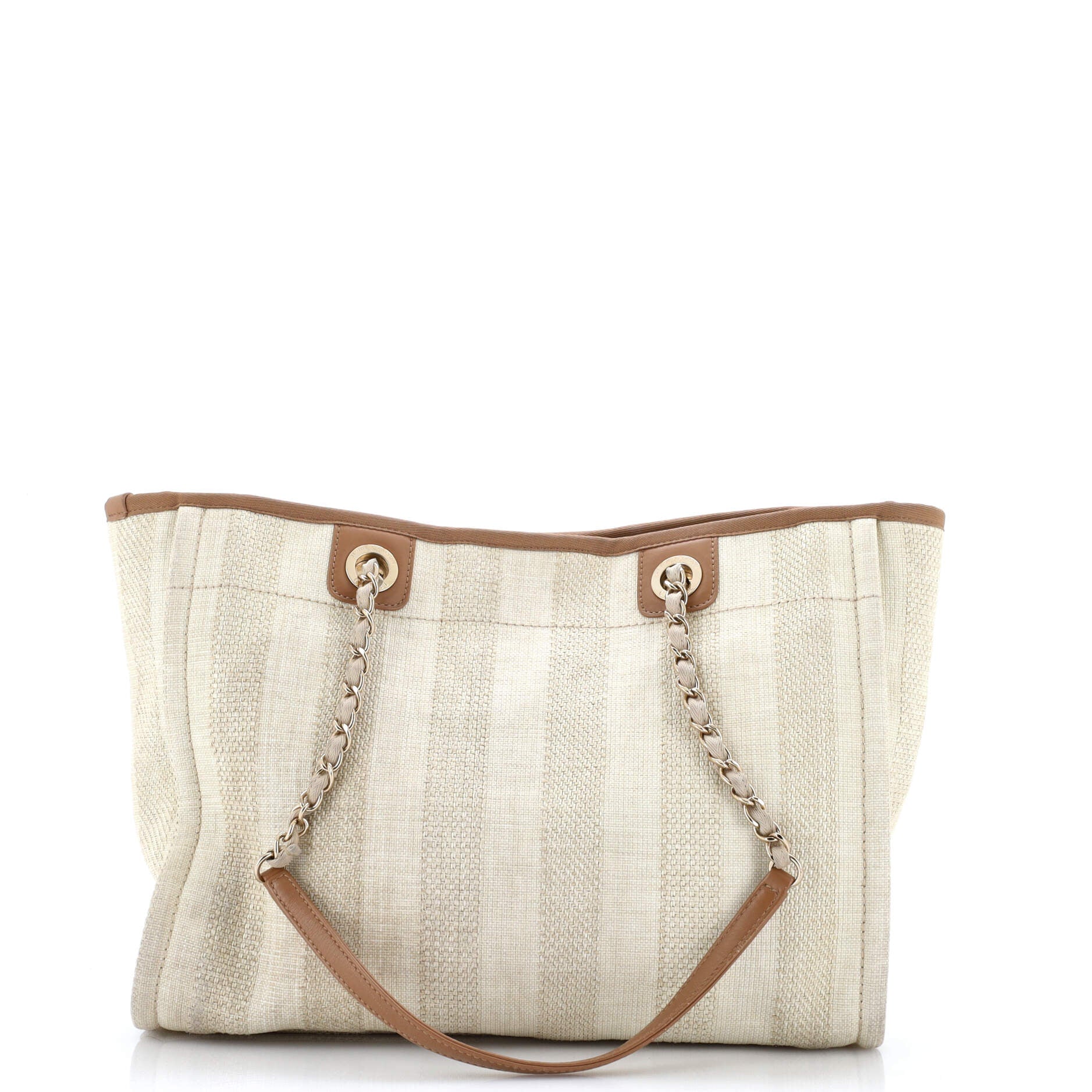Deauville Tote Striped Mixed Fibers Small - Image 3