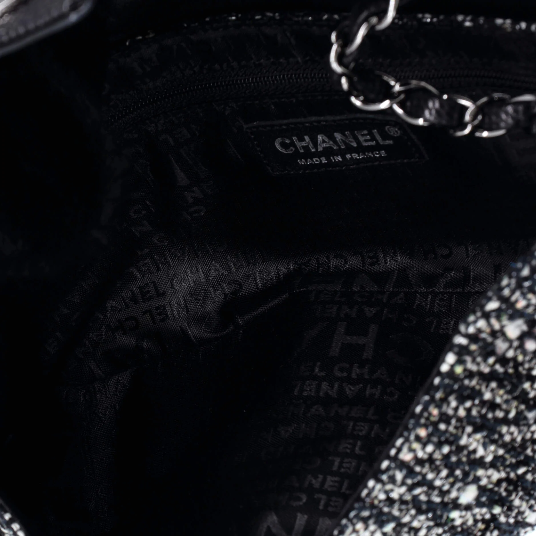 Fantasy Flap Bag Fur and Tweed with Lizard Medium - Image 5