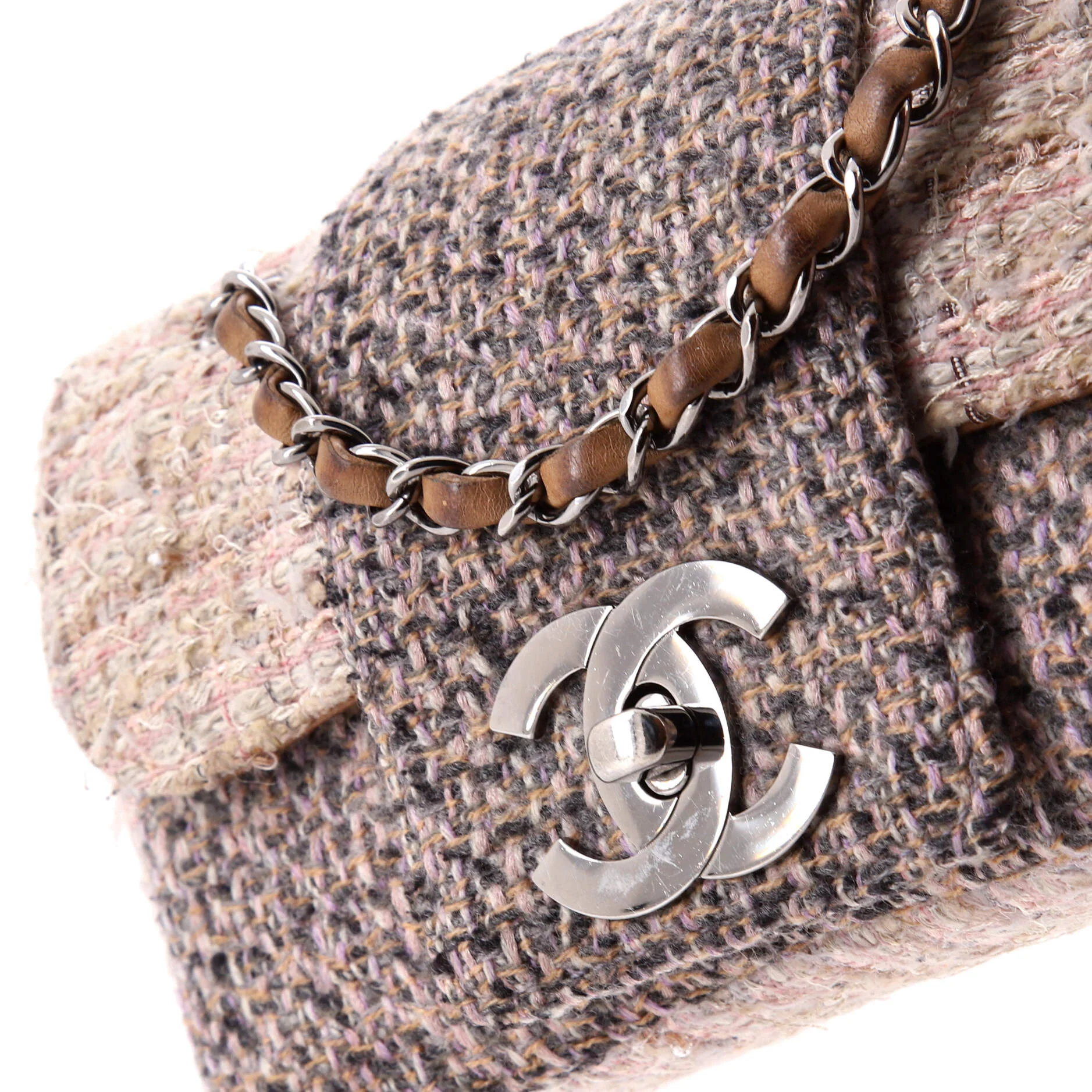 Fantasy Flap Bag Tweed Small - Image 6