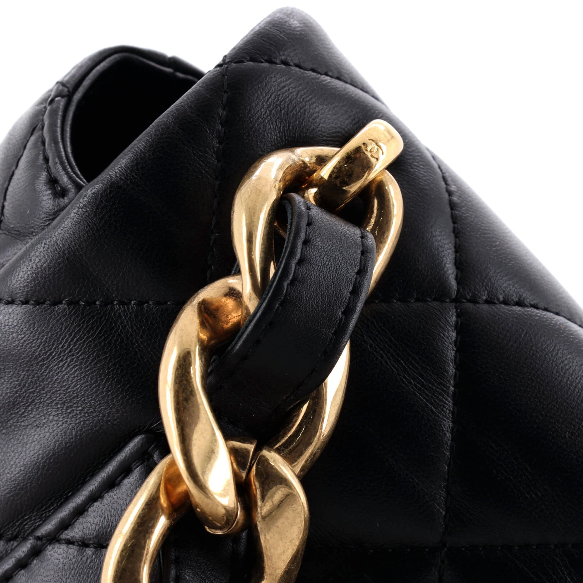 Funky Town Flap Bag Quilted Lambskin Large - Image 6