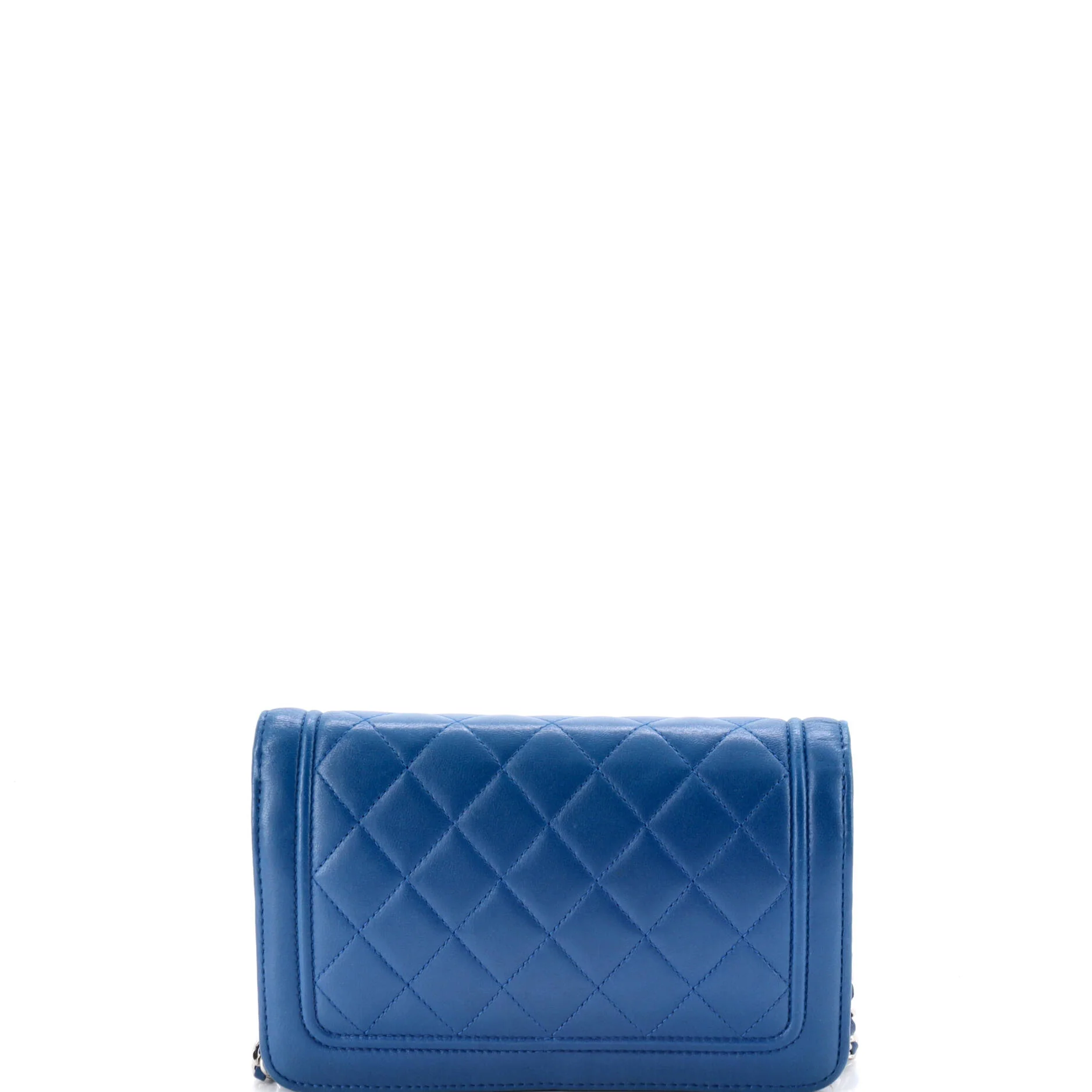Futuristic Wallet on Chain Quilted Lambskin - Image 4