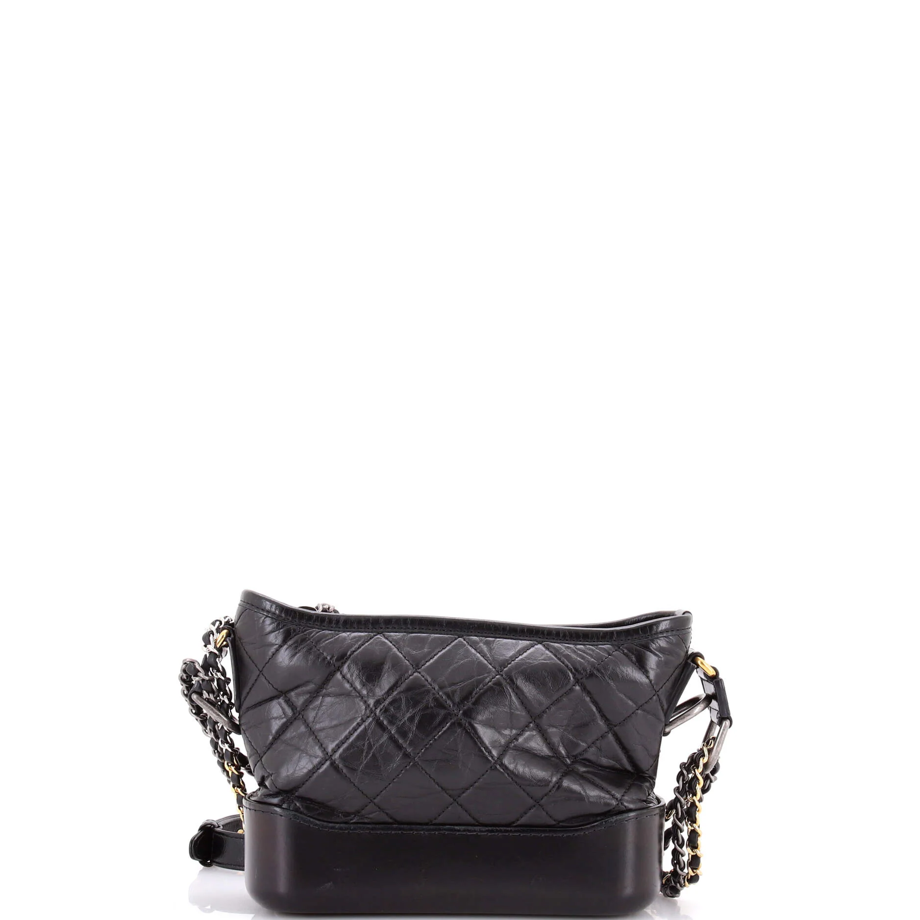 Gabrielle Hobo Embellished Quilted Aged Calfskin Small - Image 4