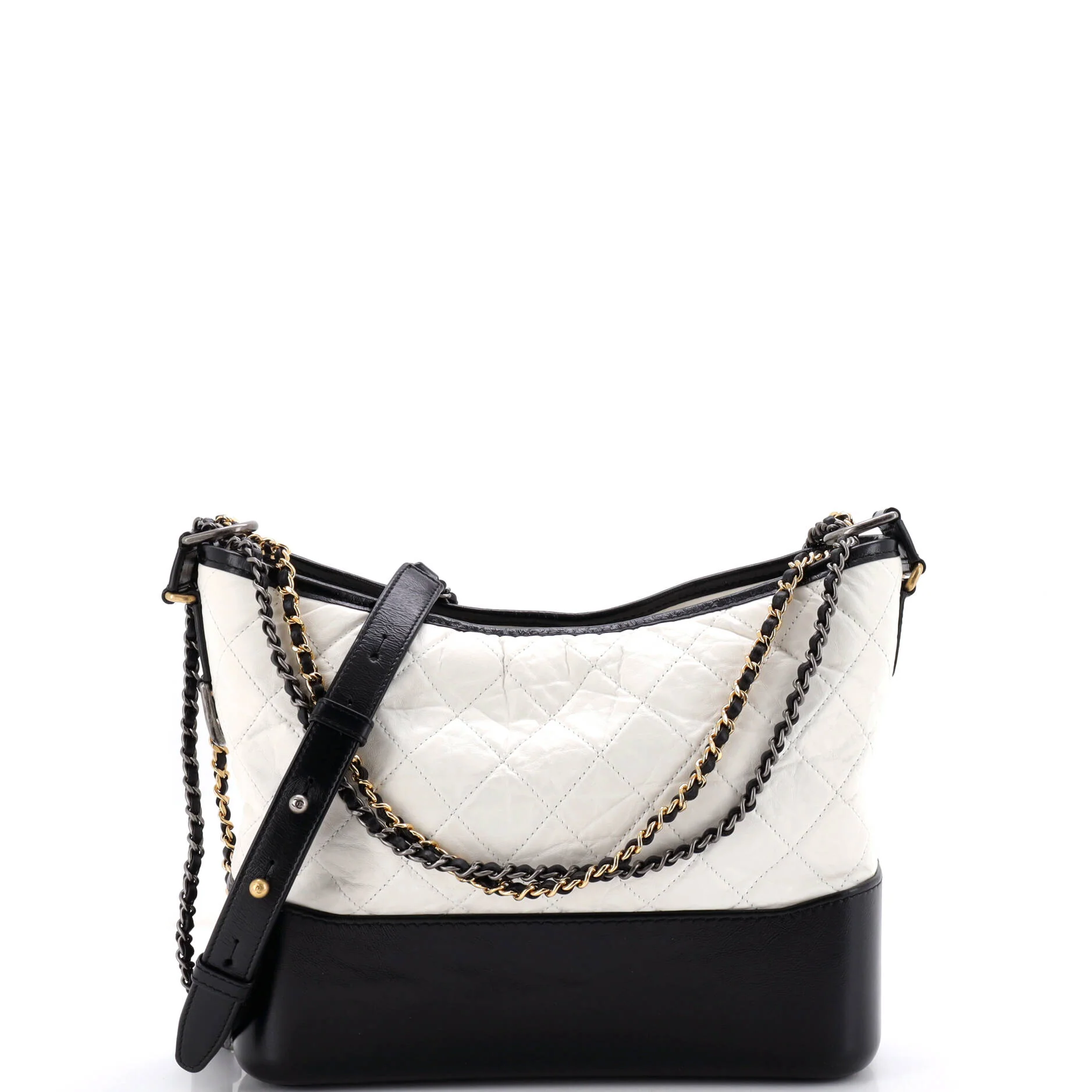 Gabrielle Hobo Quilted Aged Calfskin Medium