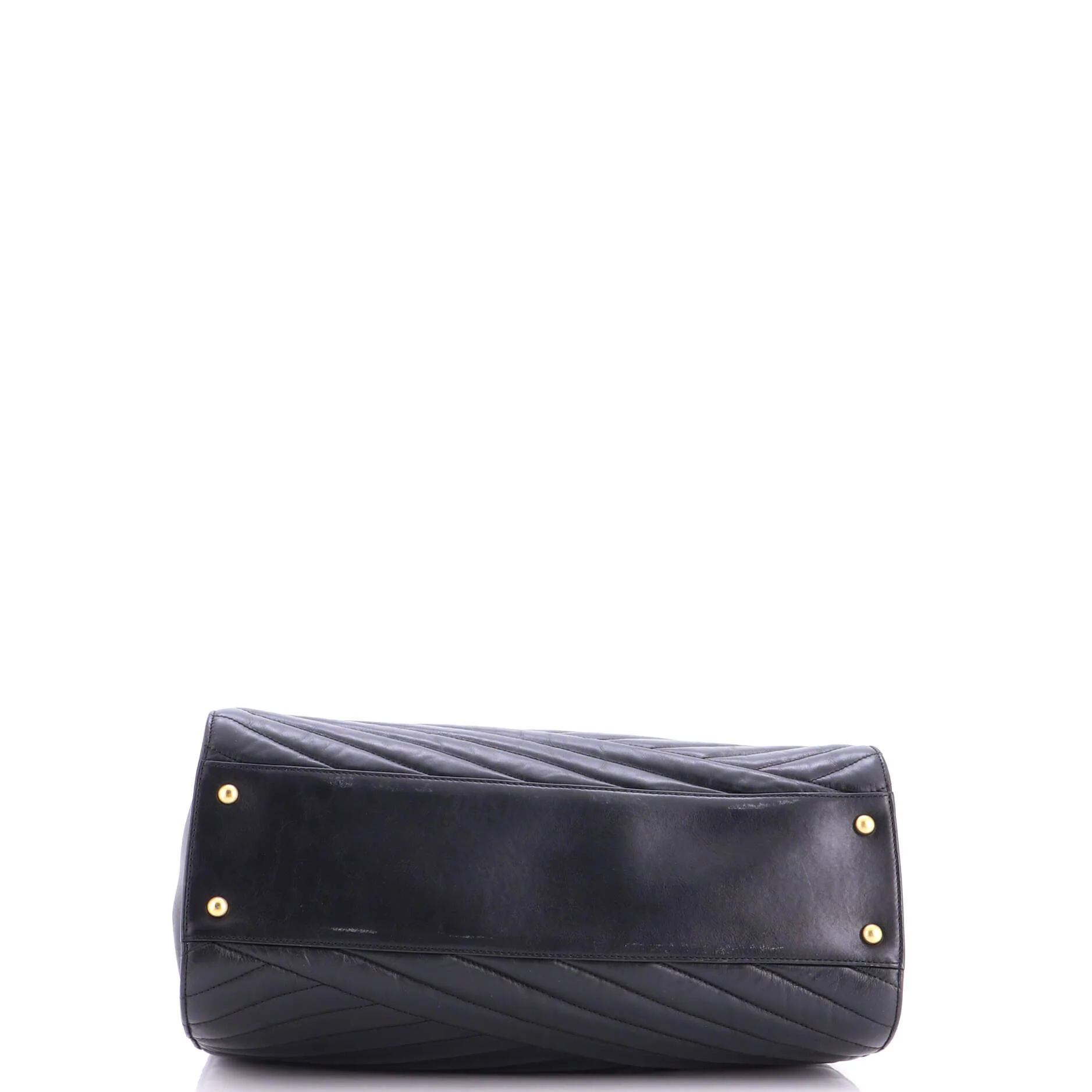 Gabrielle Tote Chevron Leather Large - Image 4