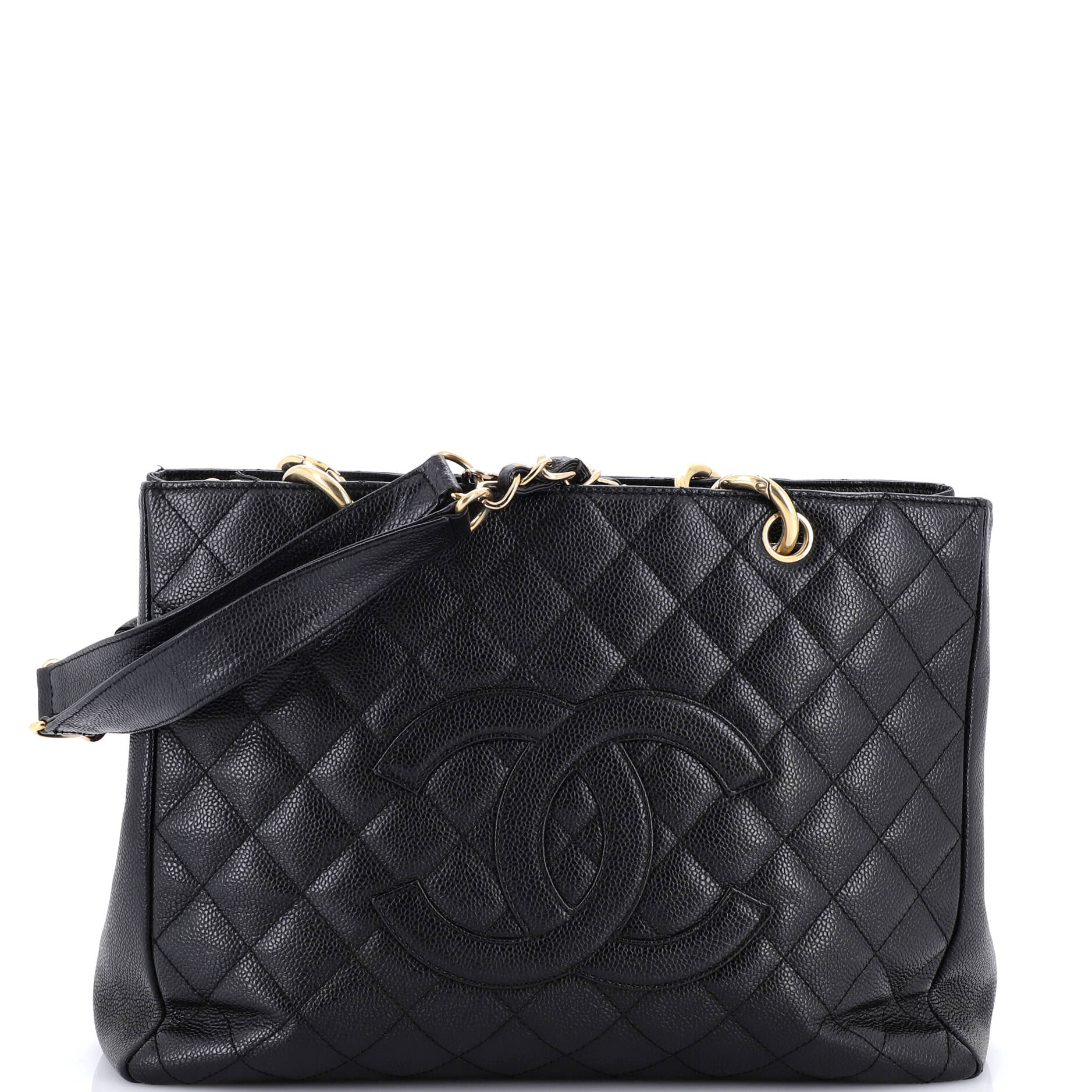 Grand Shopping Tote Quilted Calfskin