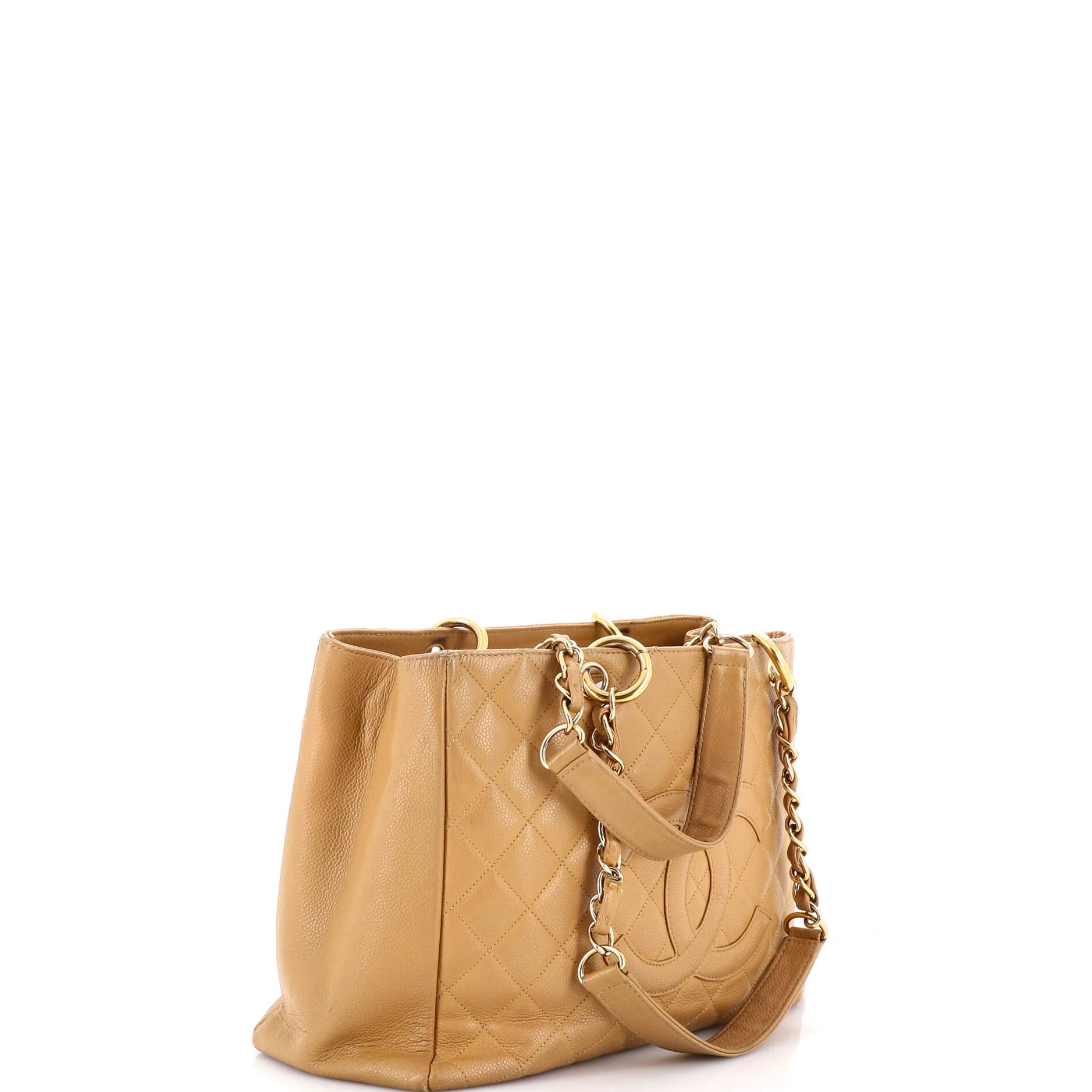 Grand Shopping Tote Quilted Caviar - Image 2