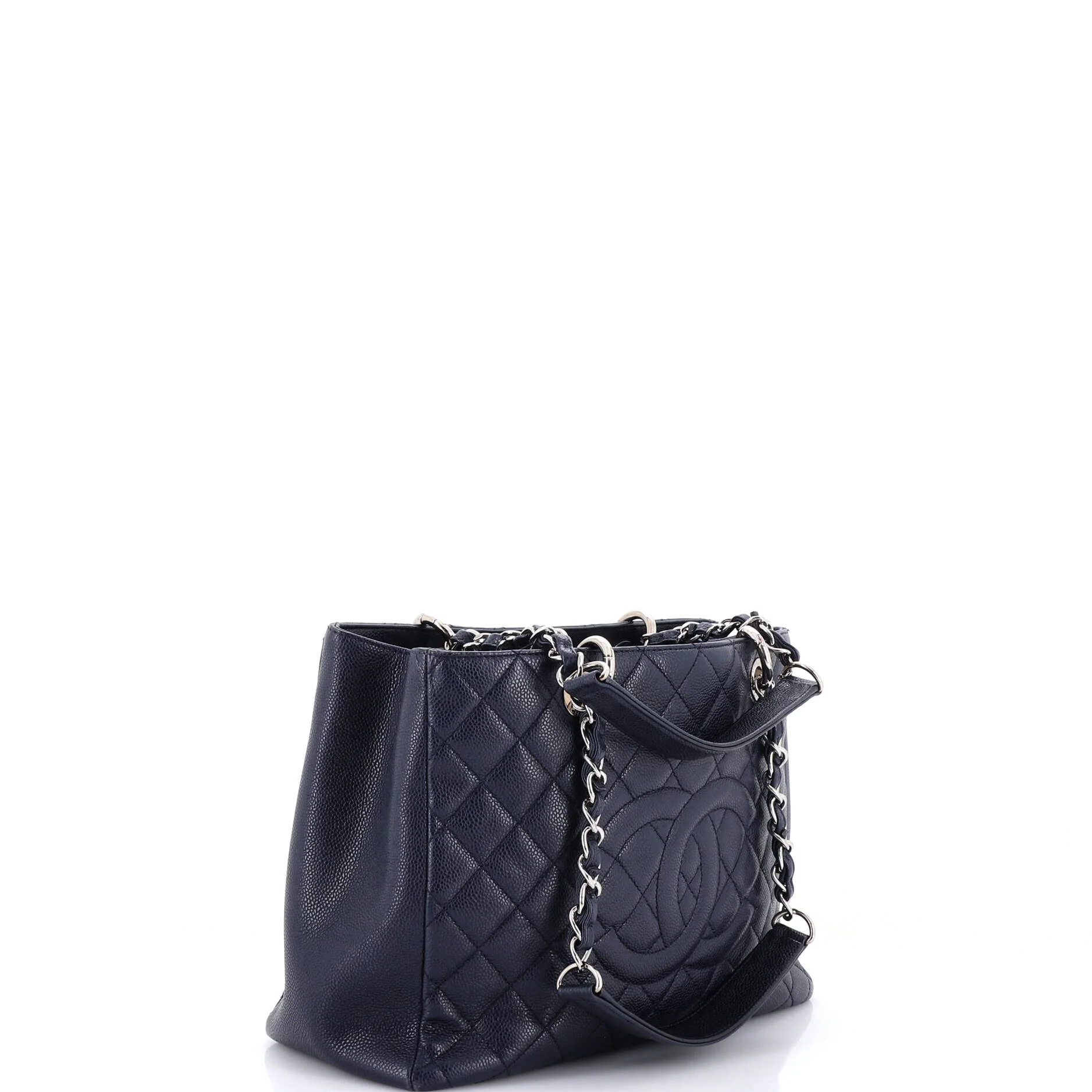 Grand Shopping Tote Quilted Caviar - Image 2