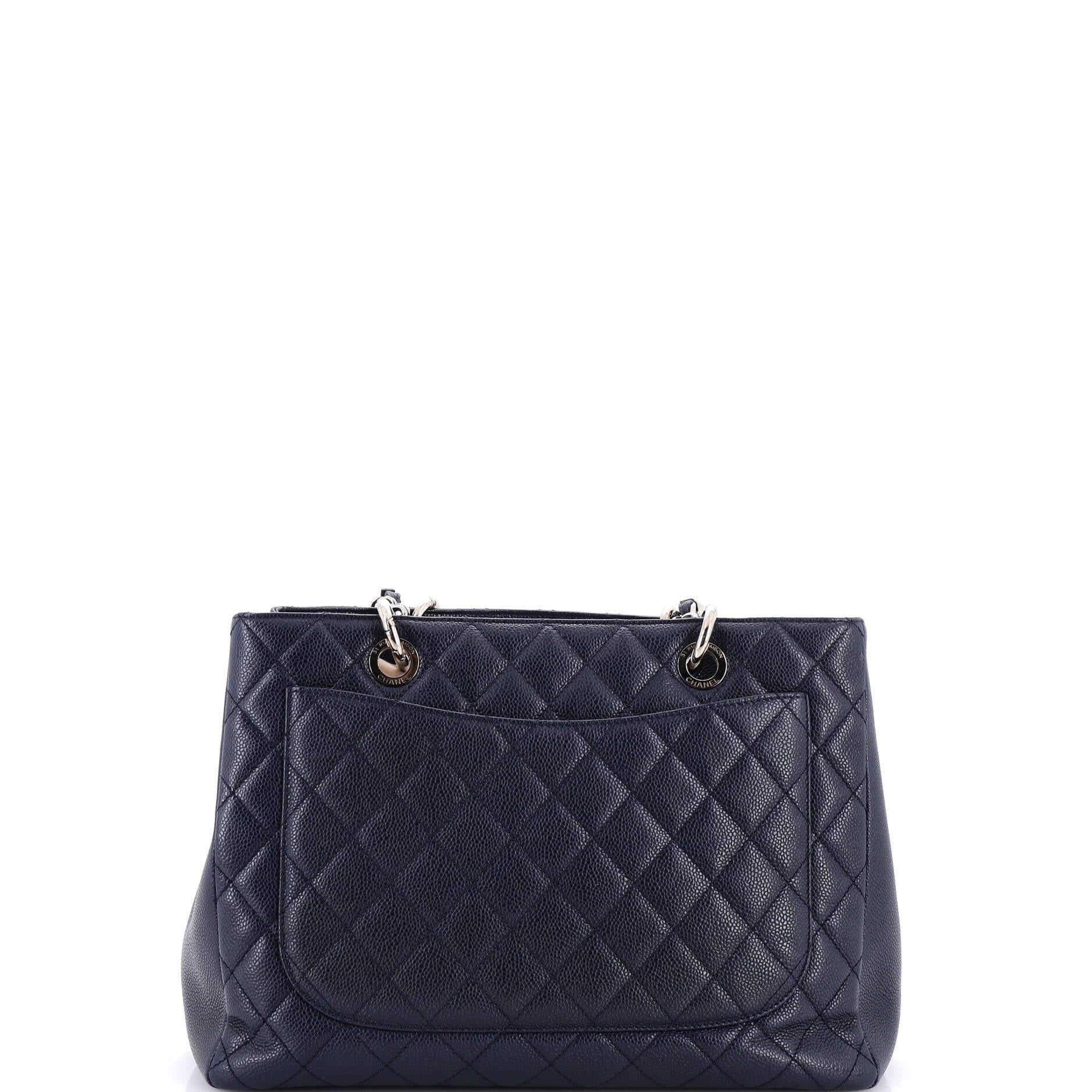 Grand Shopping Tote Quilted Caviar - Image 3