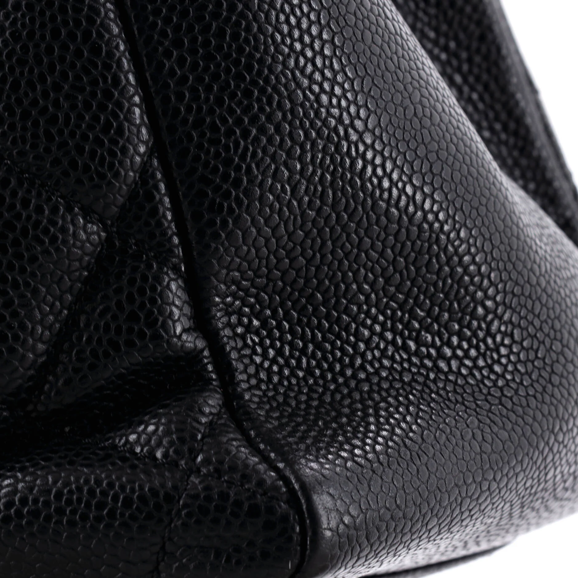 Grand Shopping Tote Quilted Caviar - Image 6