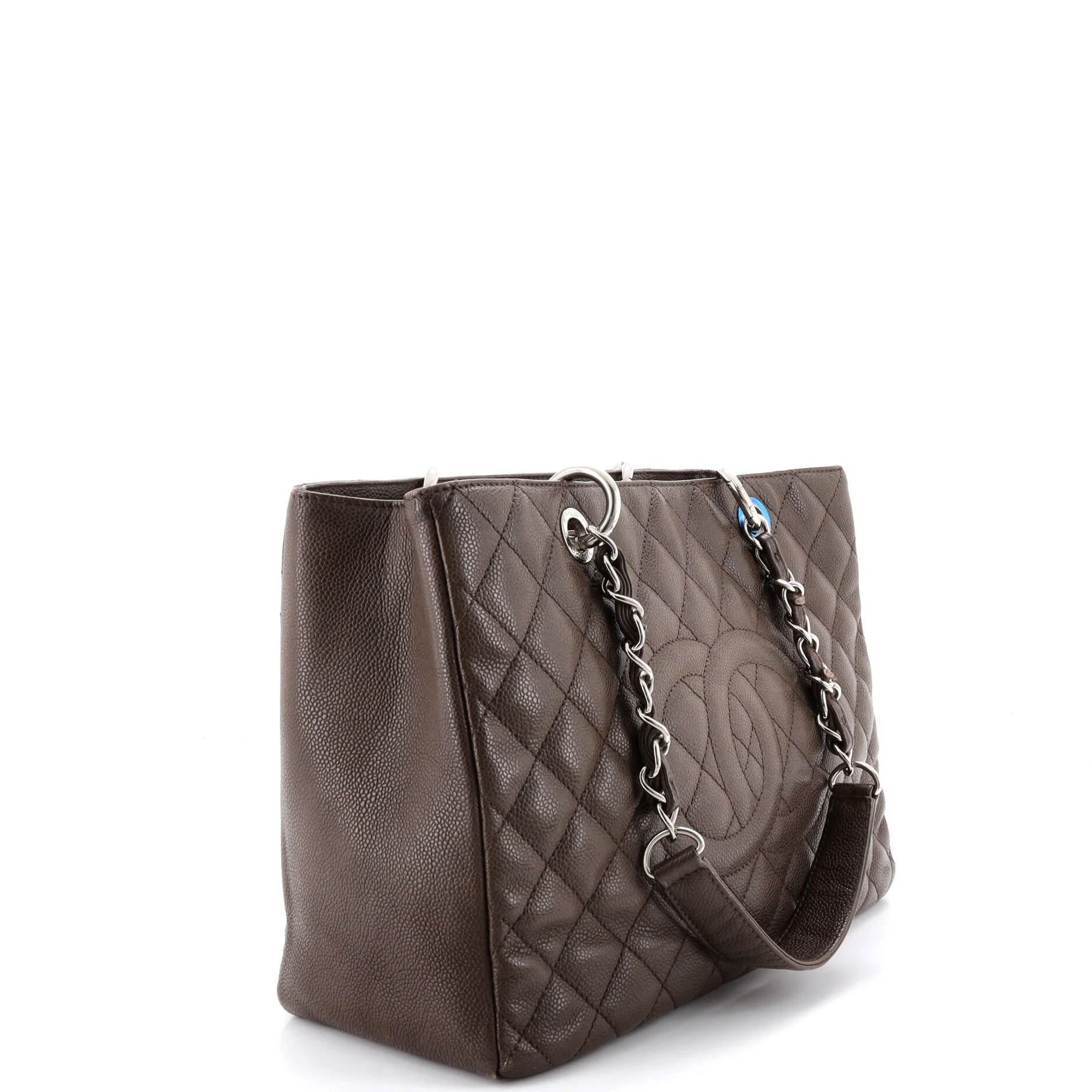 Grand Shopping Tote Quilted Caviar - Image 2