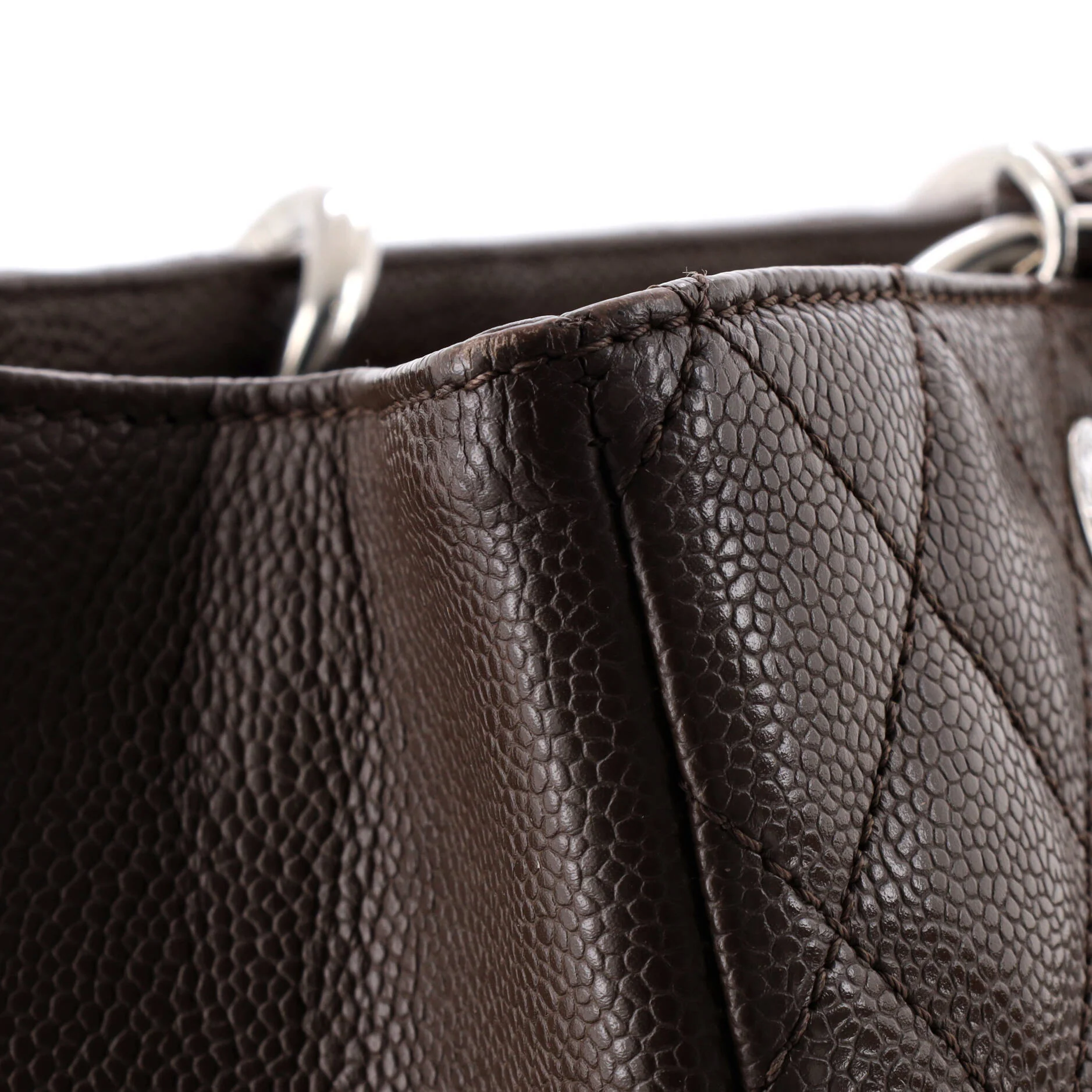 Grand Shopping Tote Quilted Caviar - Image 6