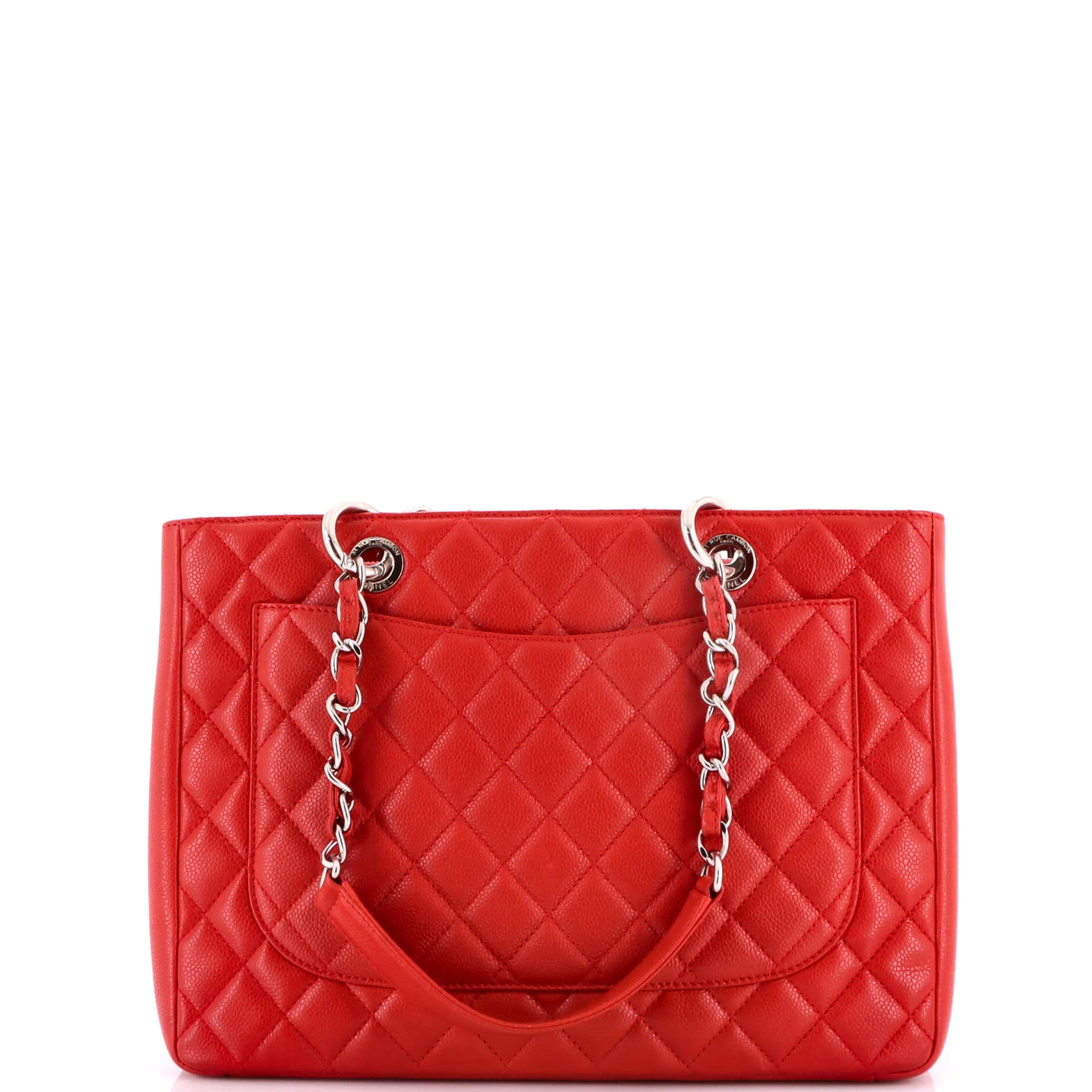 Grand Shopping Tote Quilted Caviar - Image 4