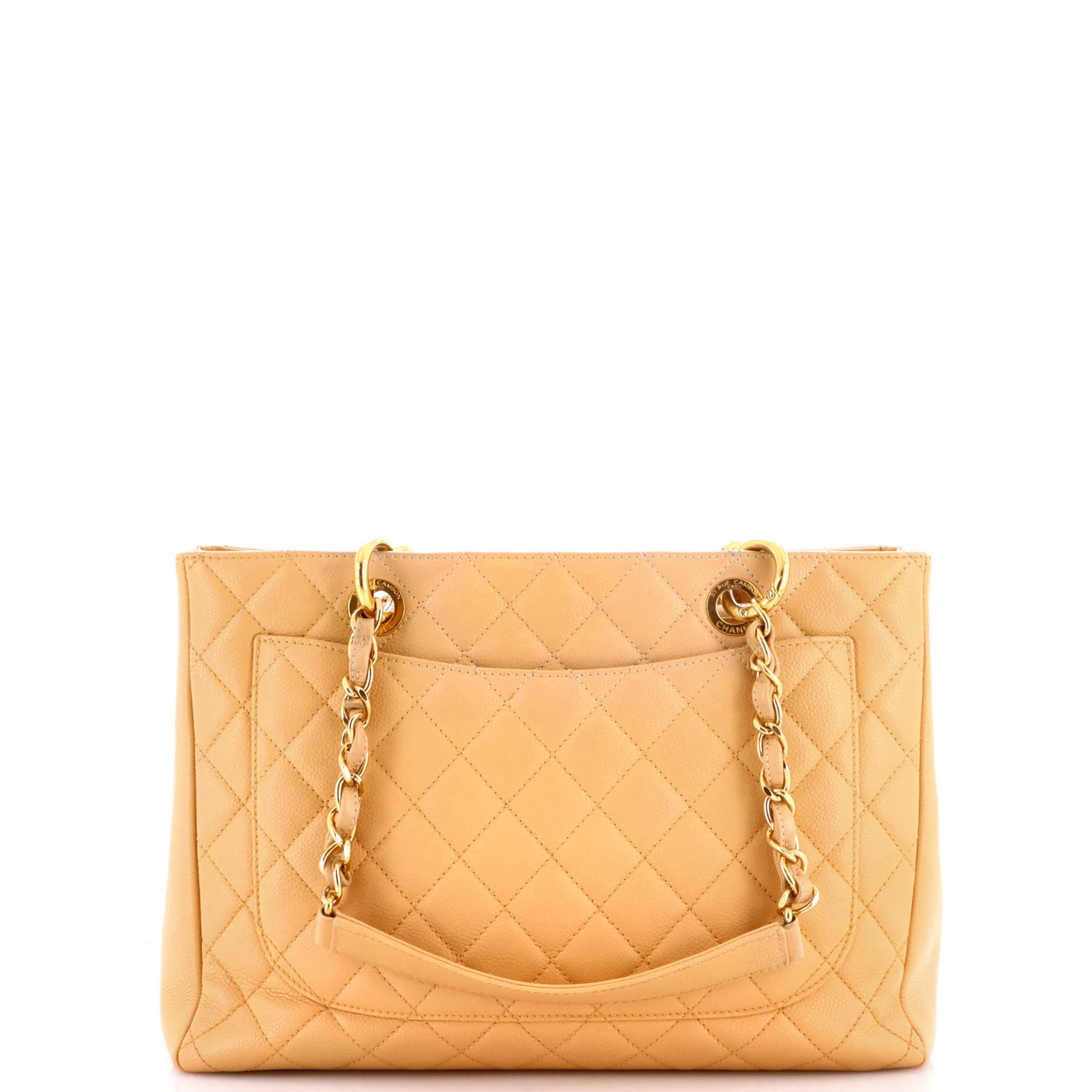 Grand Shopping Tote Quilted Caviar - Image 3