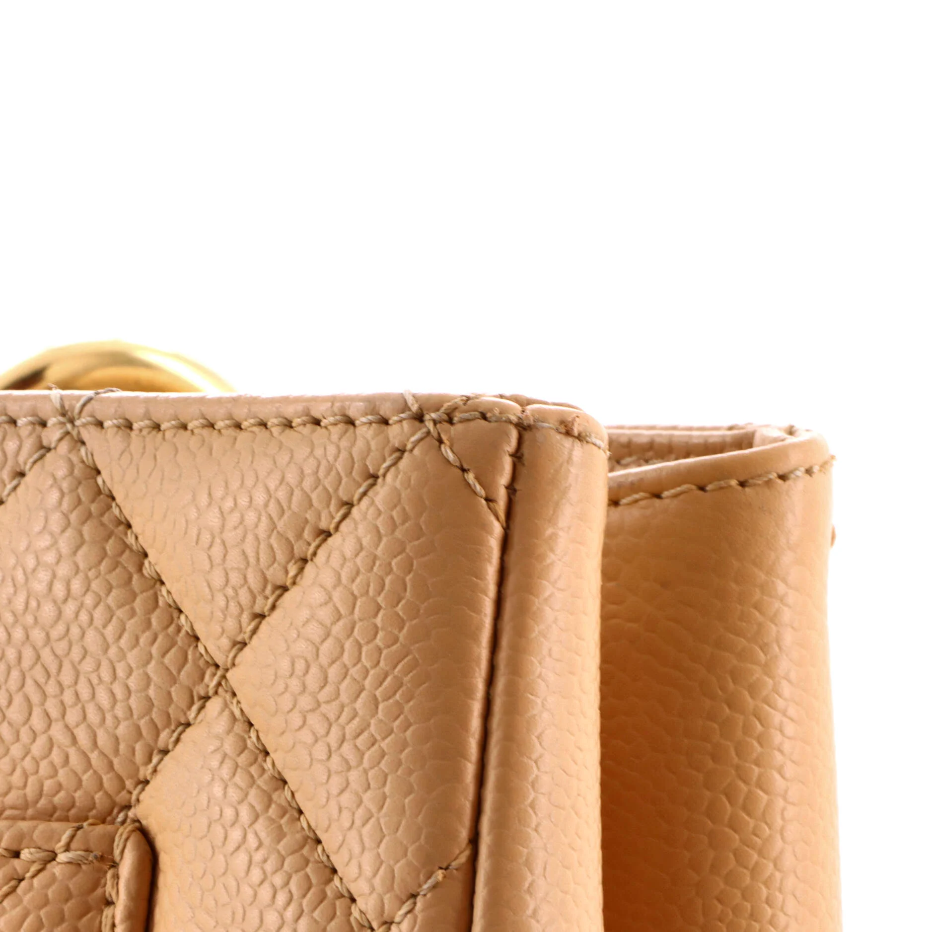 Grand Shopping Tote Quilted Caviar - Image 7